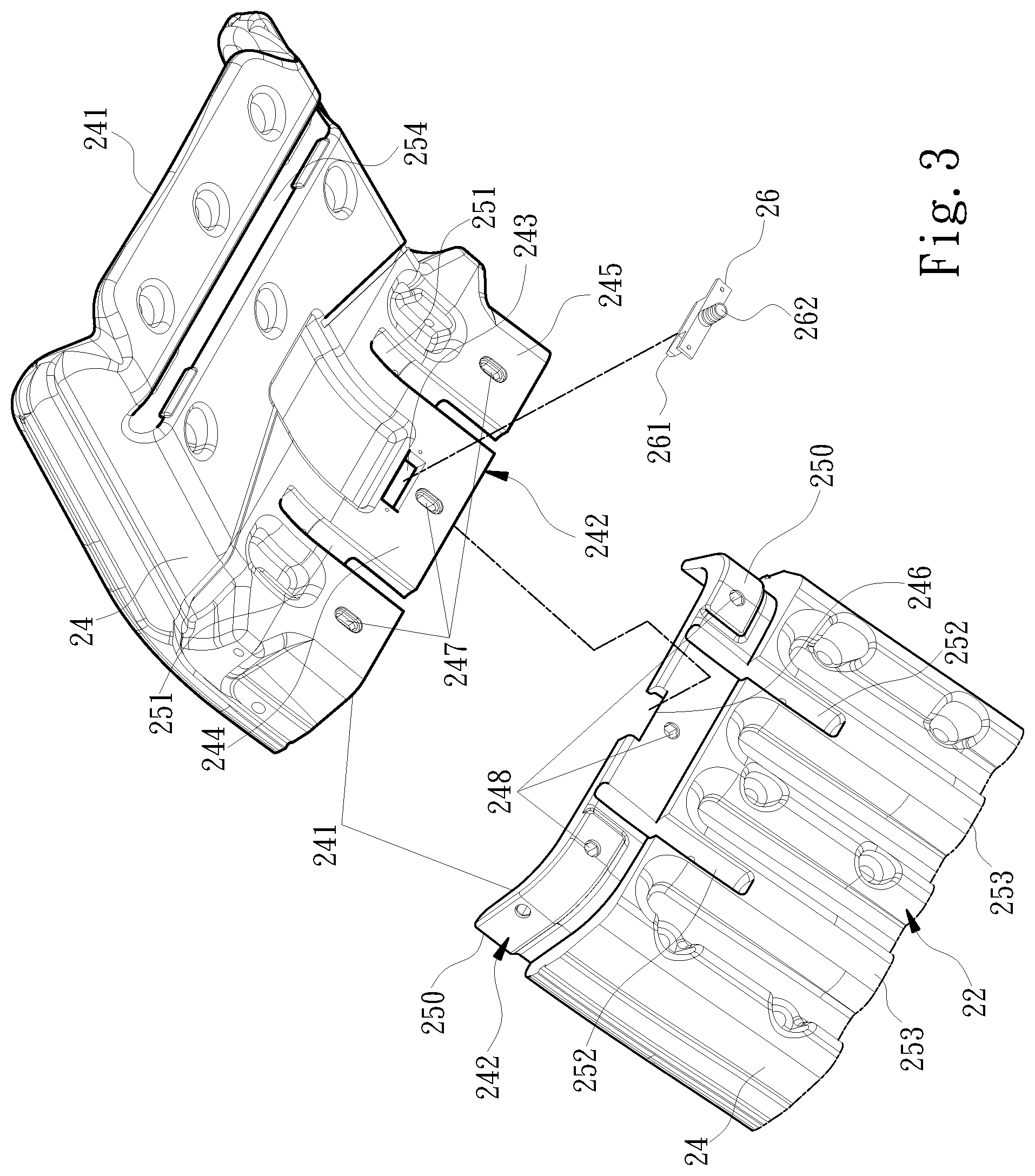 Patent US12090416 Figure 3 – Assembled slide
