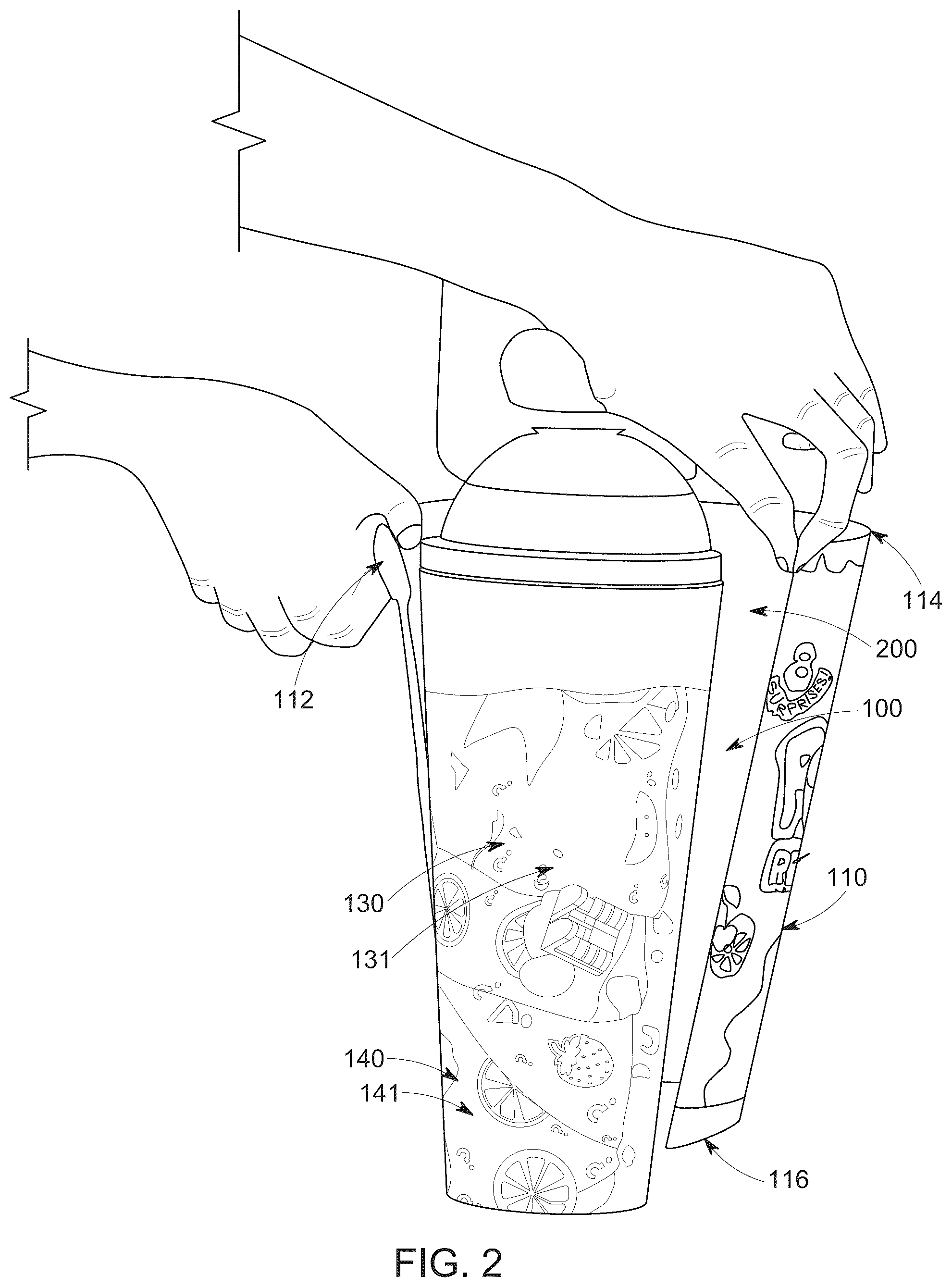 Patent US12090418 Figure 2 – Toy play set and packaging therefor