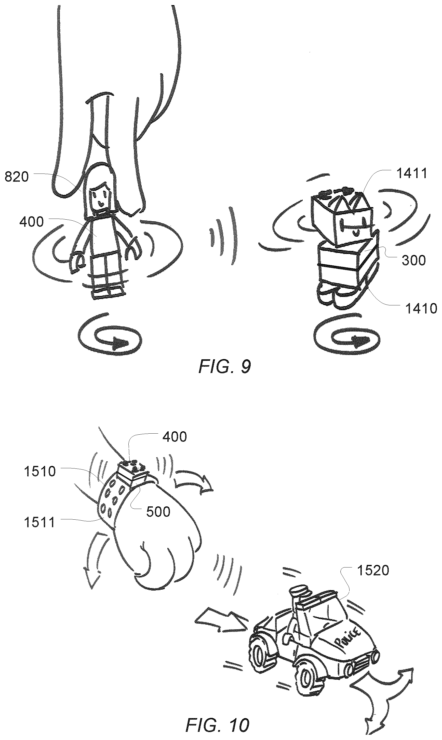 Patent US12090419 Figure 5 – Modular toy system with electronic toy modules