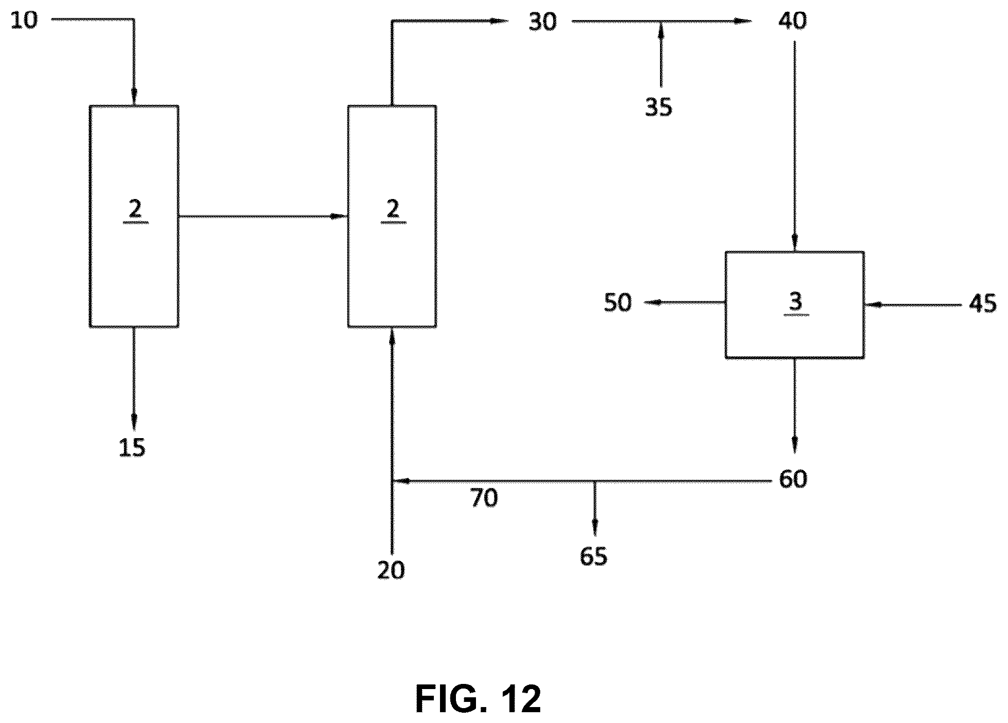 Patent US12090420 Figure 12 – Systems and methods for recovering amines and their derivatives from aqueous mixtures