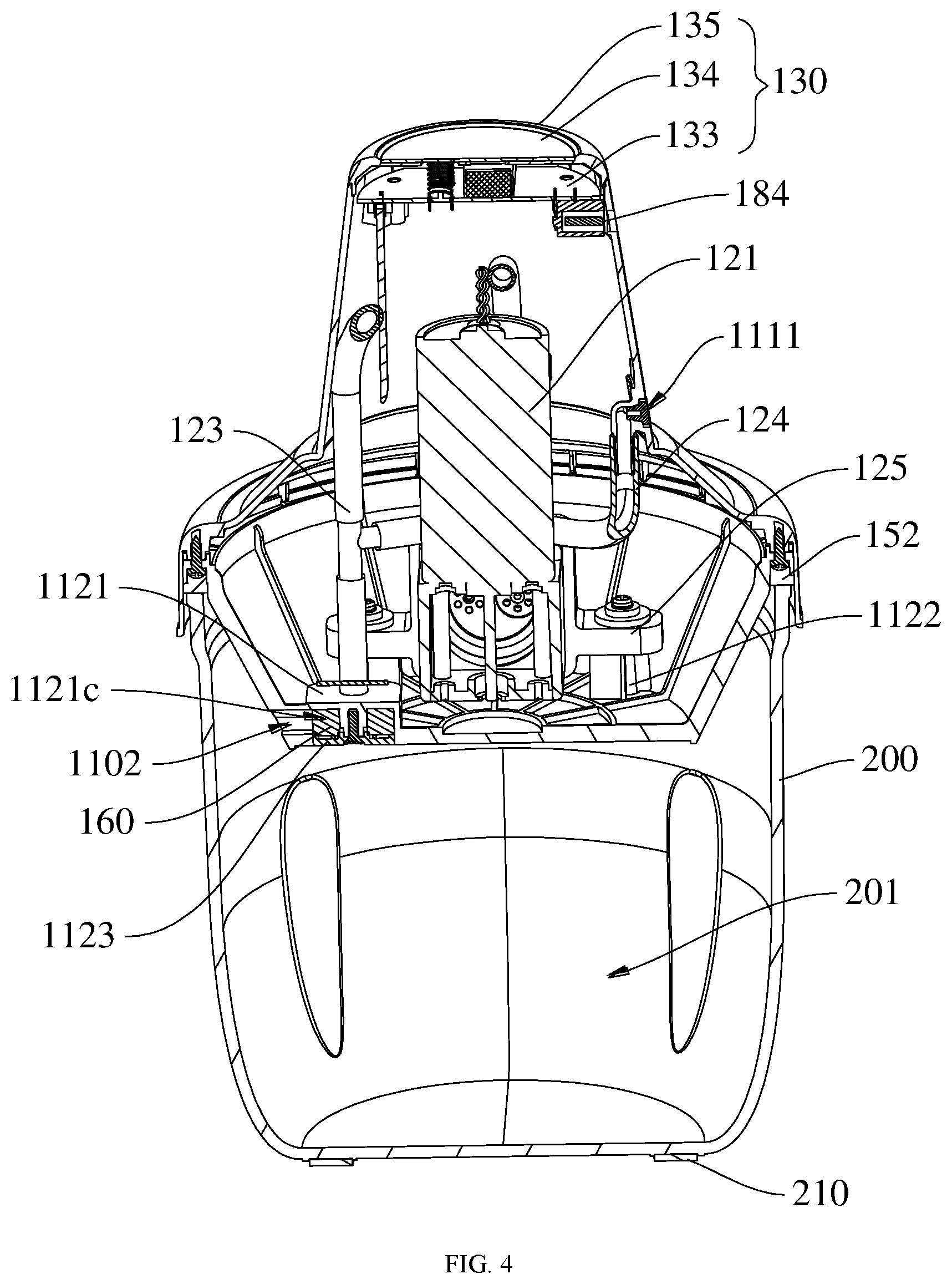 Patent US12090422 Figure 4 – Device for removing bubbles in drip adhesive