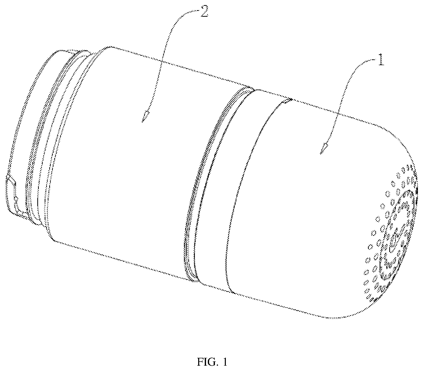 Patent US12090429 Figure 1 – Filter device, faucet water purifier and spraying process thereof