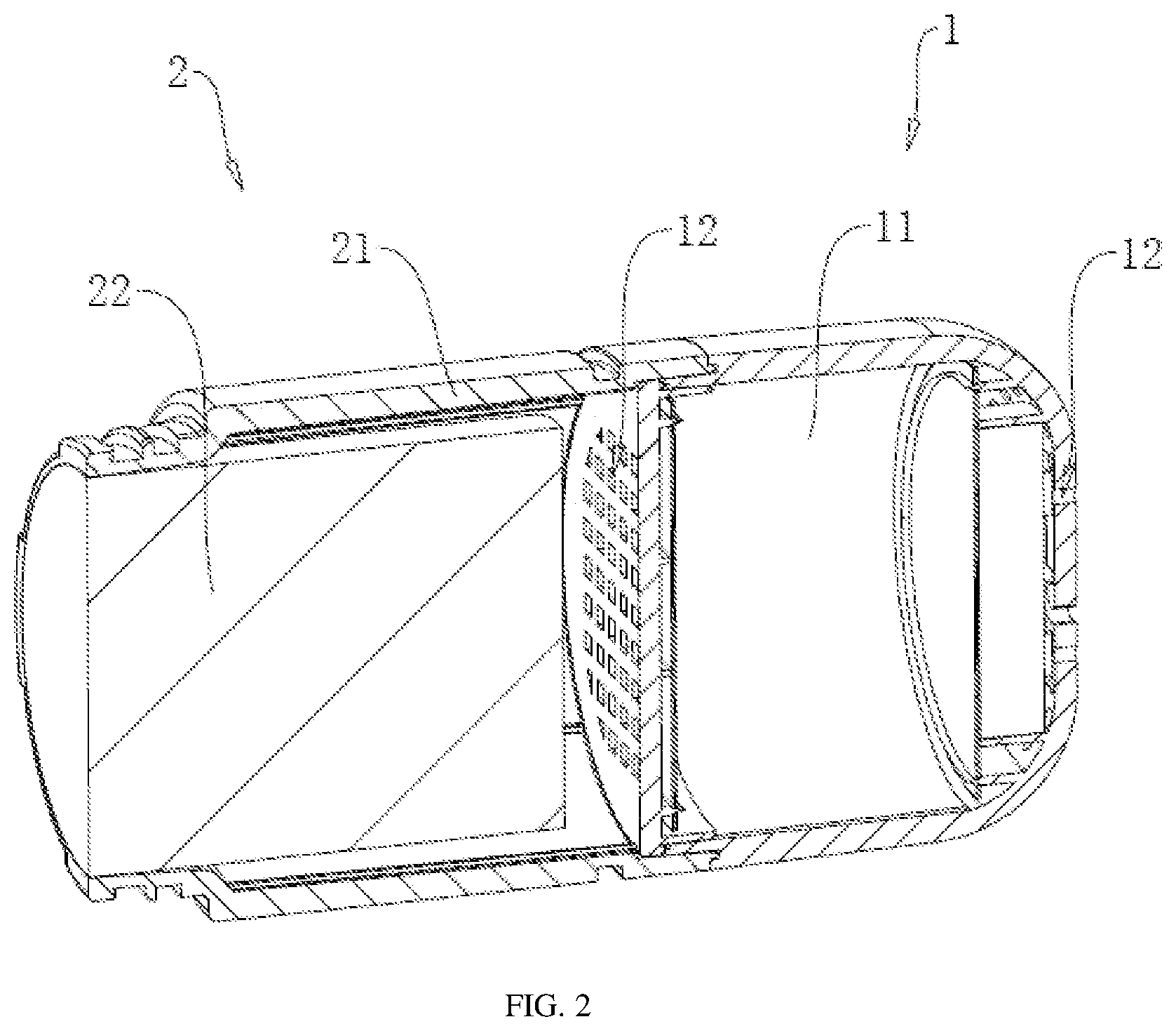 Patent US12090429 Figure 2 – Filter device, faucet water purifier and spraying process thereof