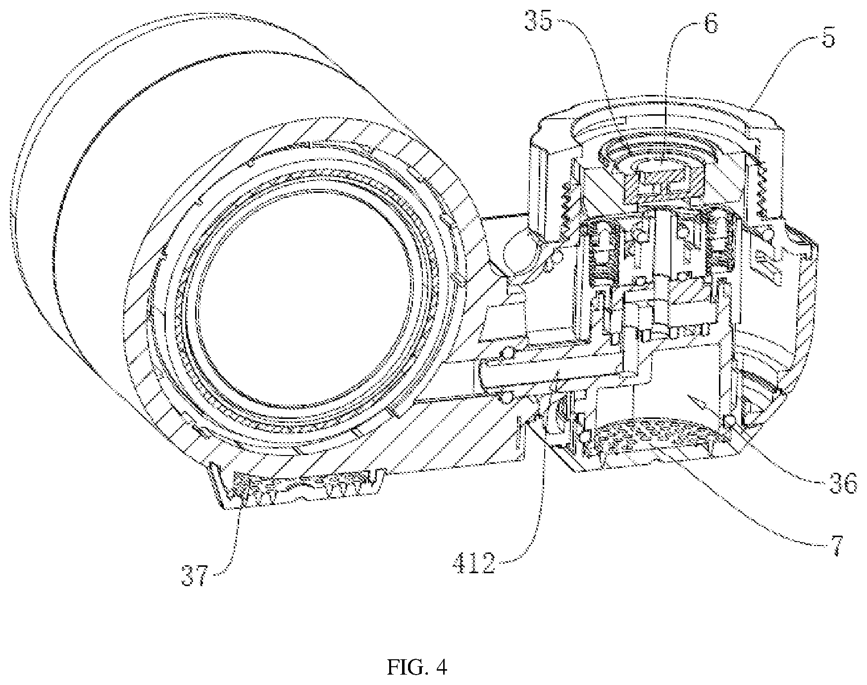 Patent US12090429 Figure 4 – Filter device, faucet water purifier and spraying process thereof