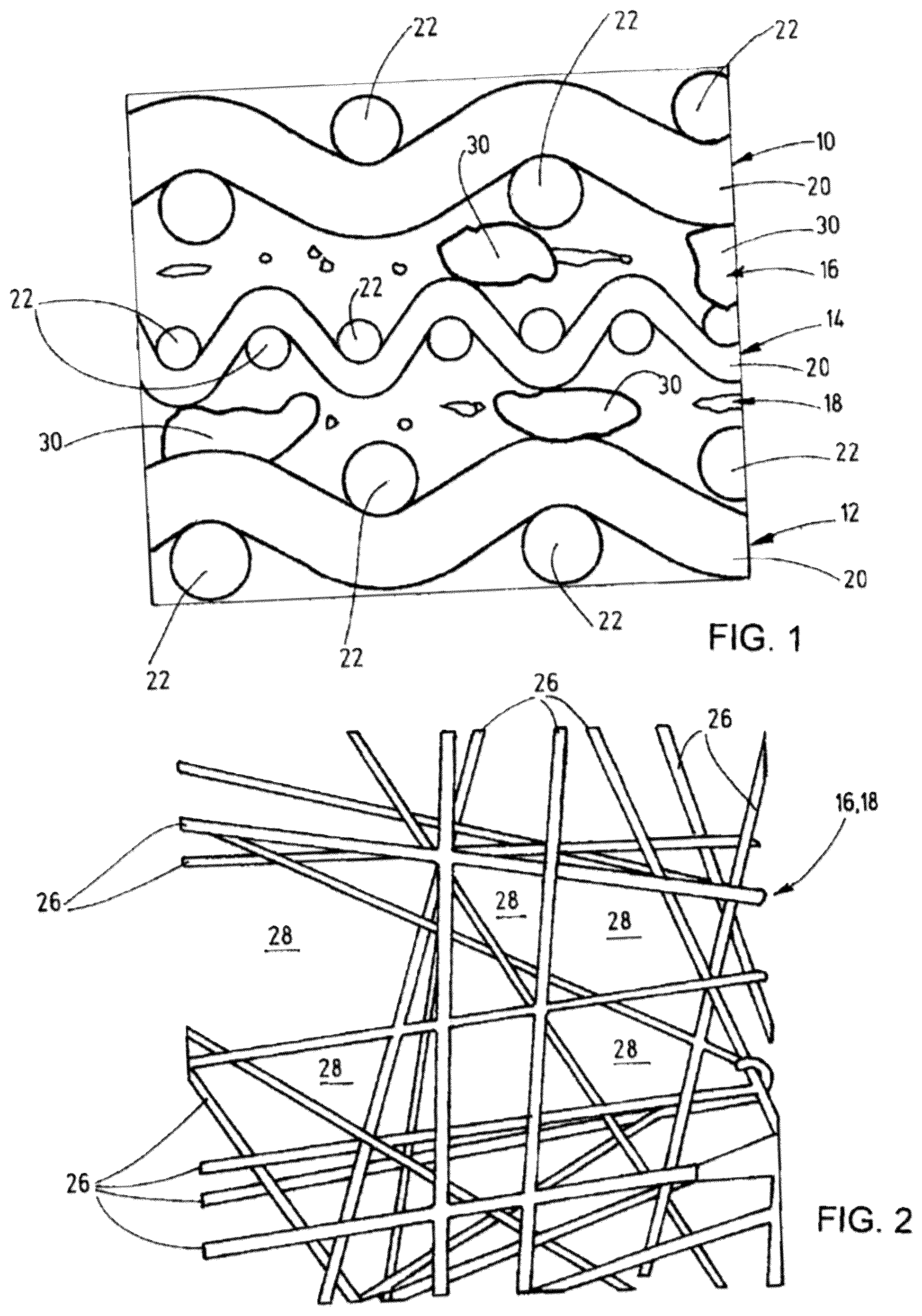 Patent US12090430 Figure 1 – Method of producing a multilayer filter medium and a filter medium produced in accordance with this method