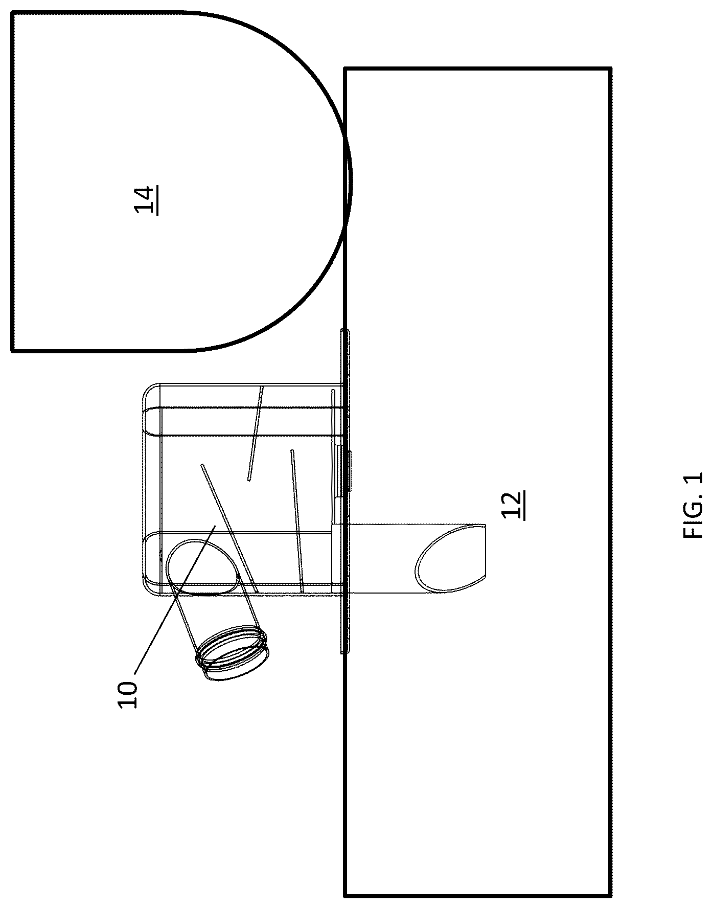 Patent US12090434 Figure 1 – Air / waste water separator