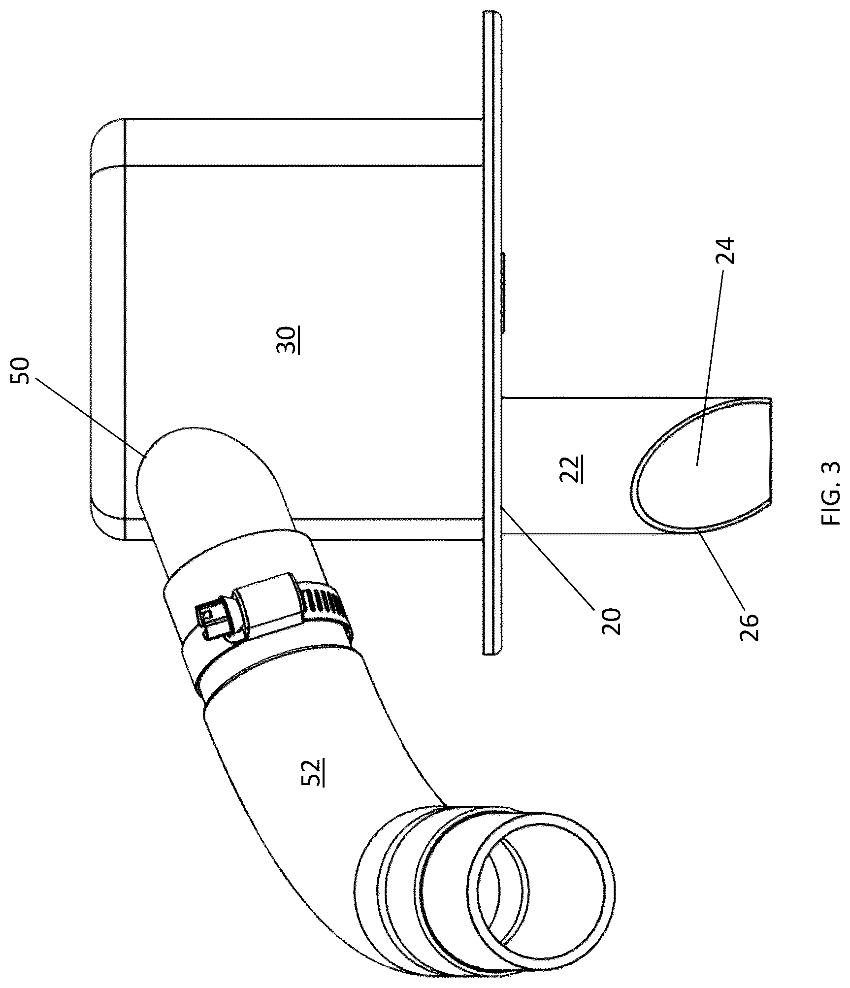 Patent US12090434 Figure 3 – Air / waste water separator