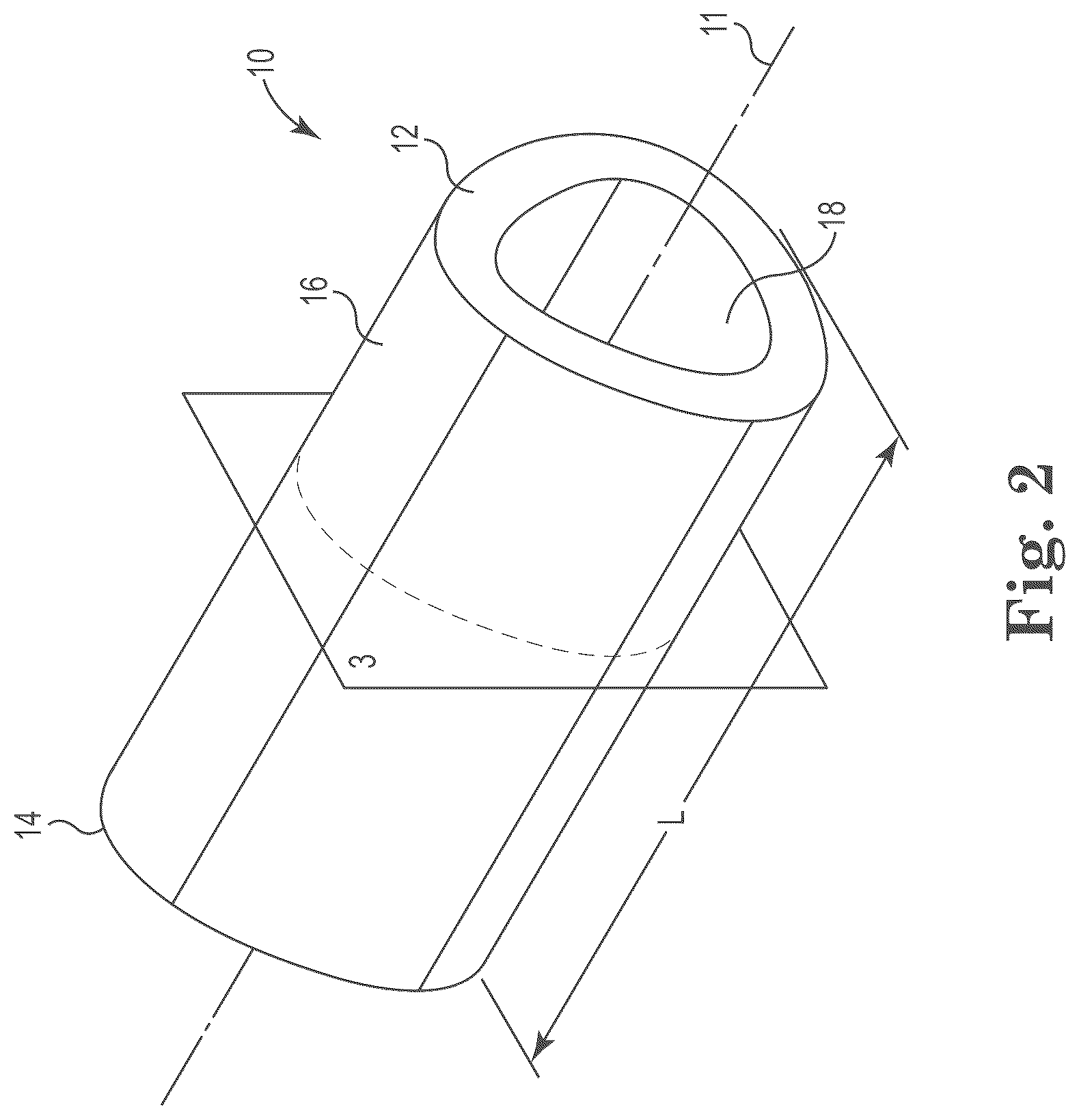 Patent US12090435 Figure 2 – Ovate tubular filter cartridges and filter systems using the same