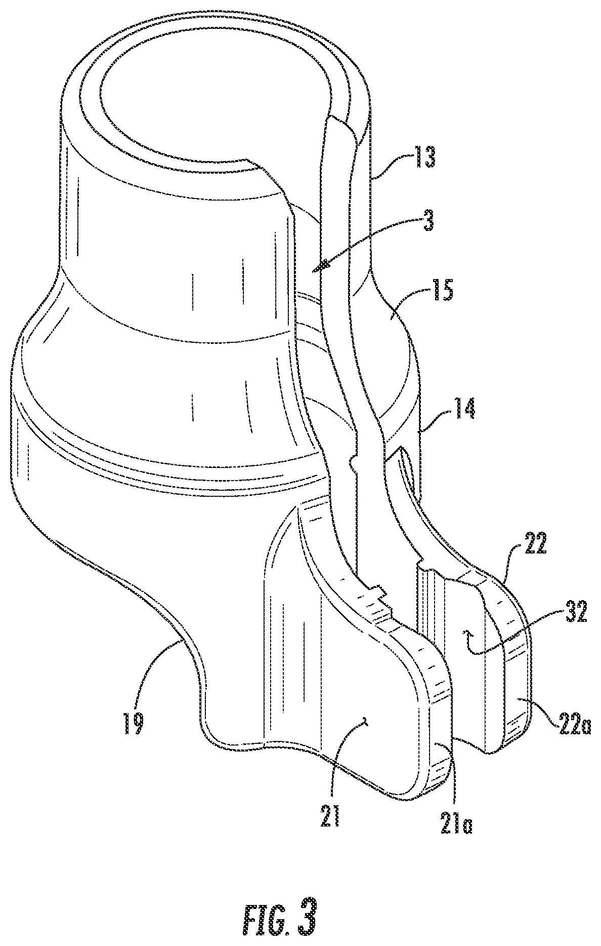 Patent US12090436 Figure 3 – Valve protection and tube management device