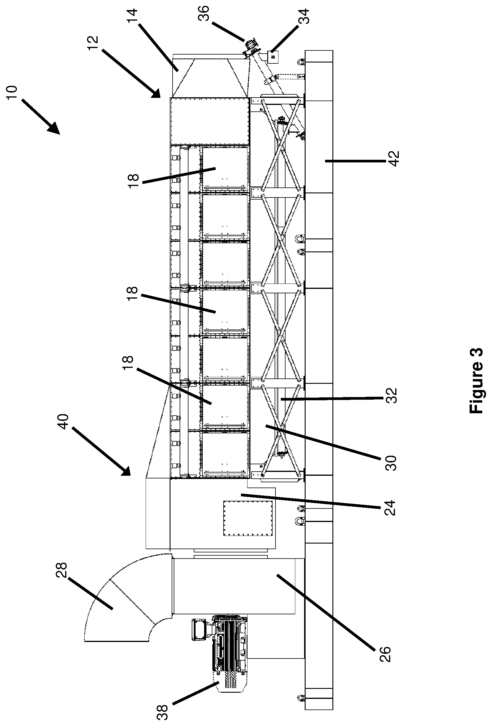 Patent US12090438 Figure 3 – Dust extraction device