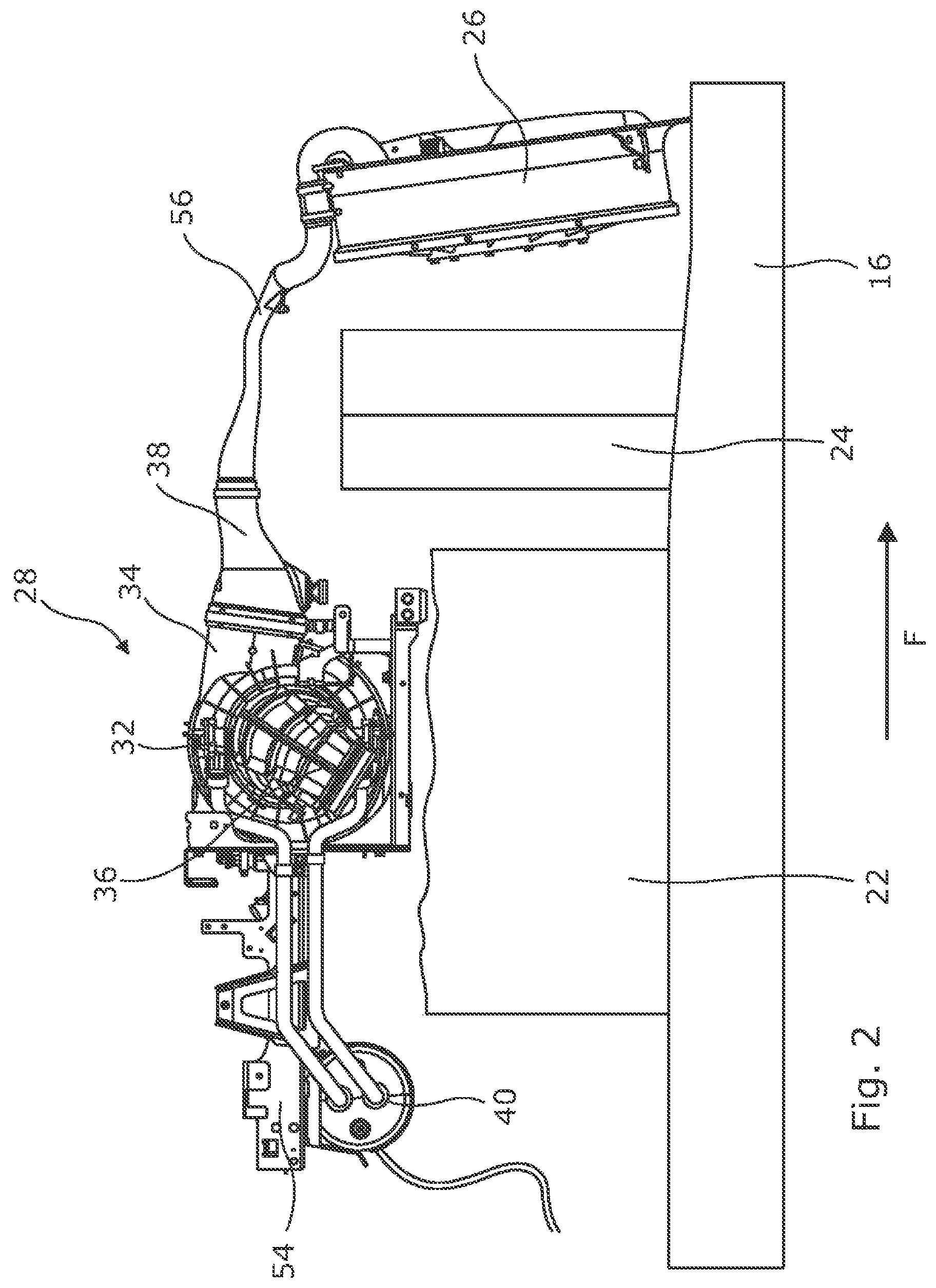 Patent US12090439 Figure 2 – Self-cleaning air filter system