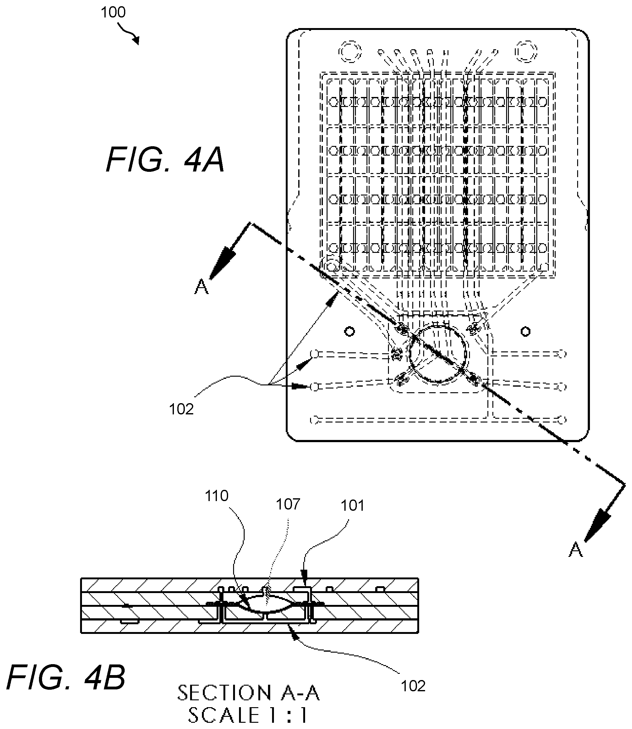 Patent US12090443 Figure 4 – Tangential flow filtration (TFF) system and disposable TFF unit that includes an integrated pump apparatus