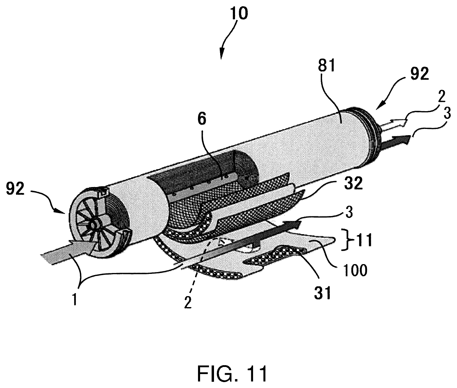 Patent US12090446 Figure 6 – Semipermeable composite membrane, method of producing same, and semipermeable composite membrane element