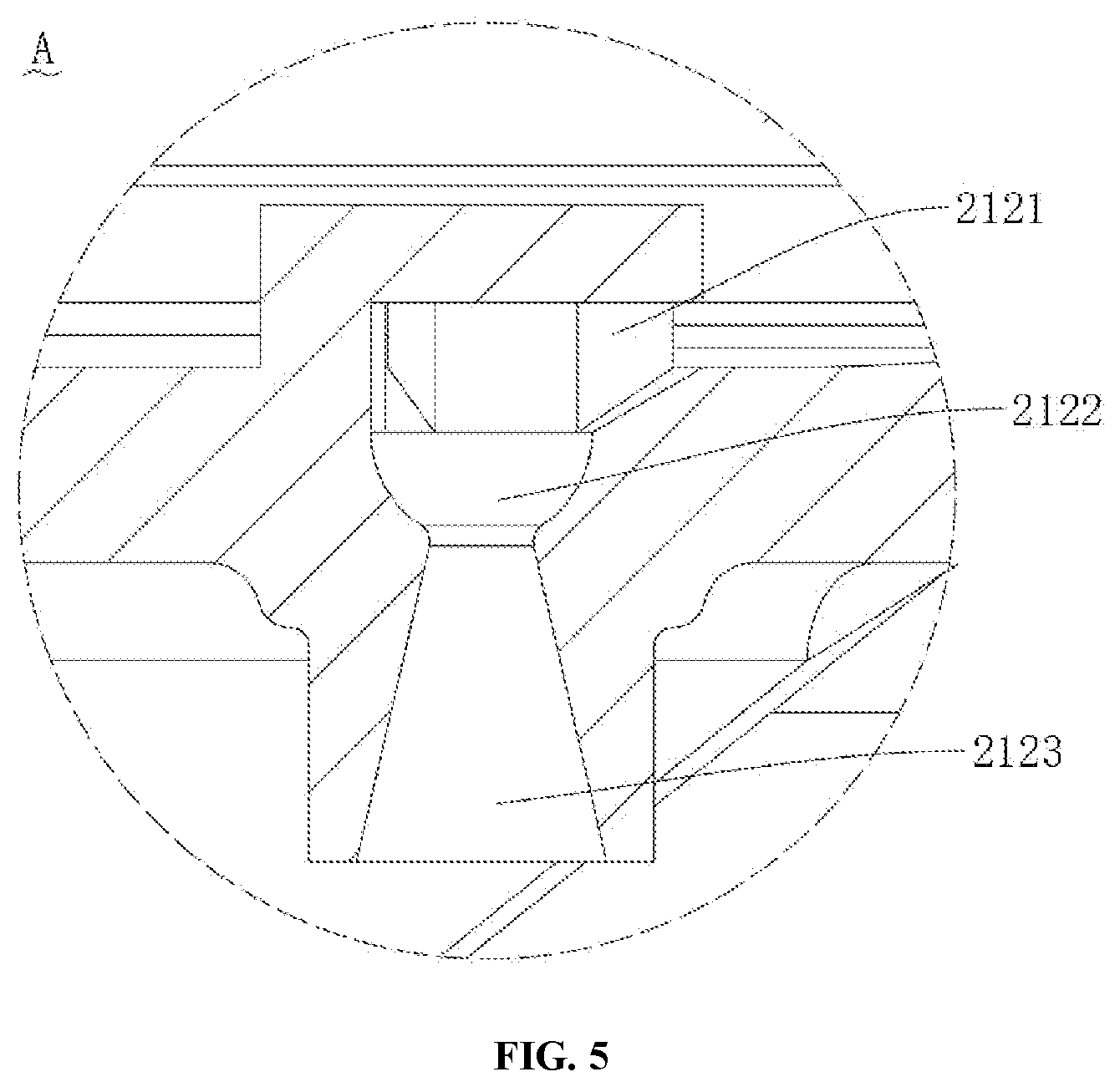 Patent US12090450 Figure 5 – Microbubble generation container and water discharging device