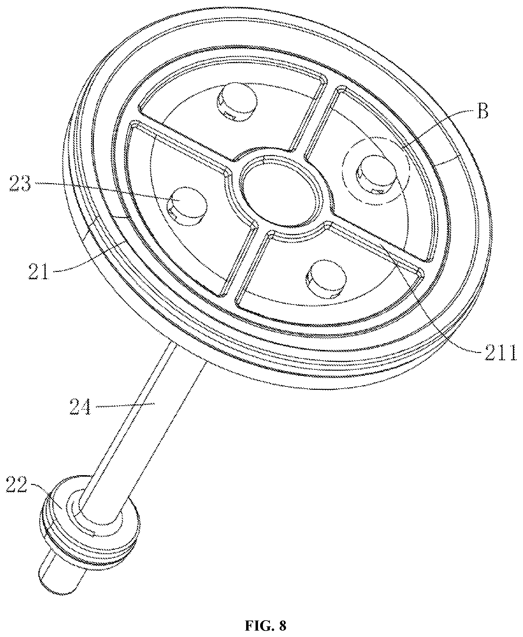 Patent US12090450 Figure 8 – Microbubble generation container and water discharging device