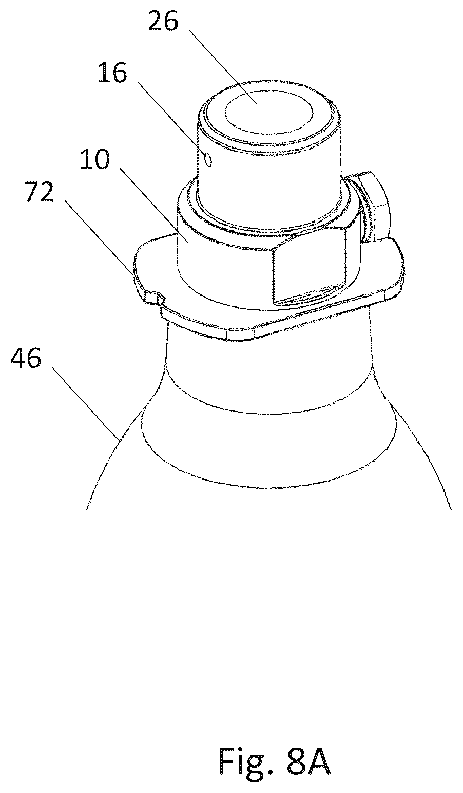 Patent US12090451 Figure 17 – Carbonation machine and a gas canister for a carbonation machine