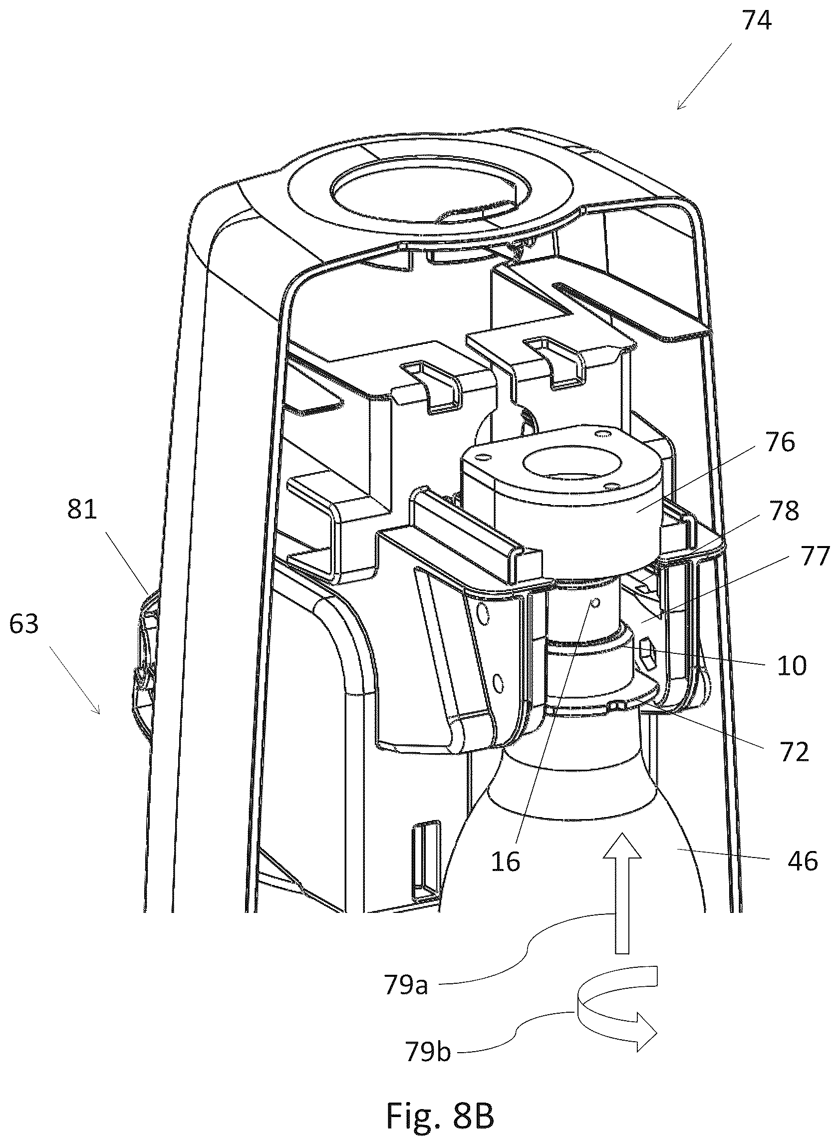 Patent US12090451 Figure 18 – Carbonation machine and a gas canister for a carbonation machine