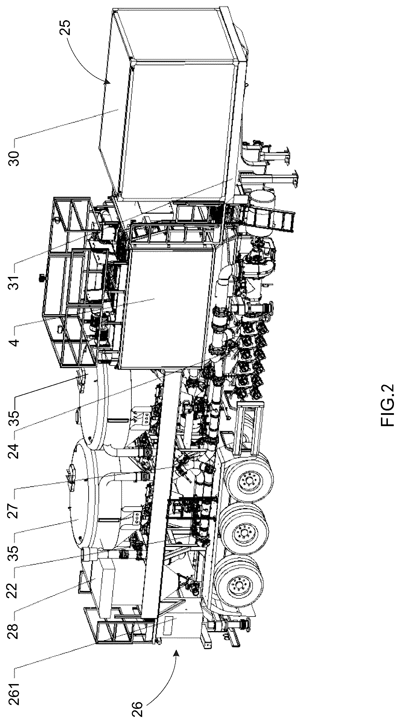 Patent US12090452 Figure 2 – Fracturing fluid mixing equipment