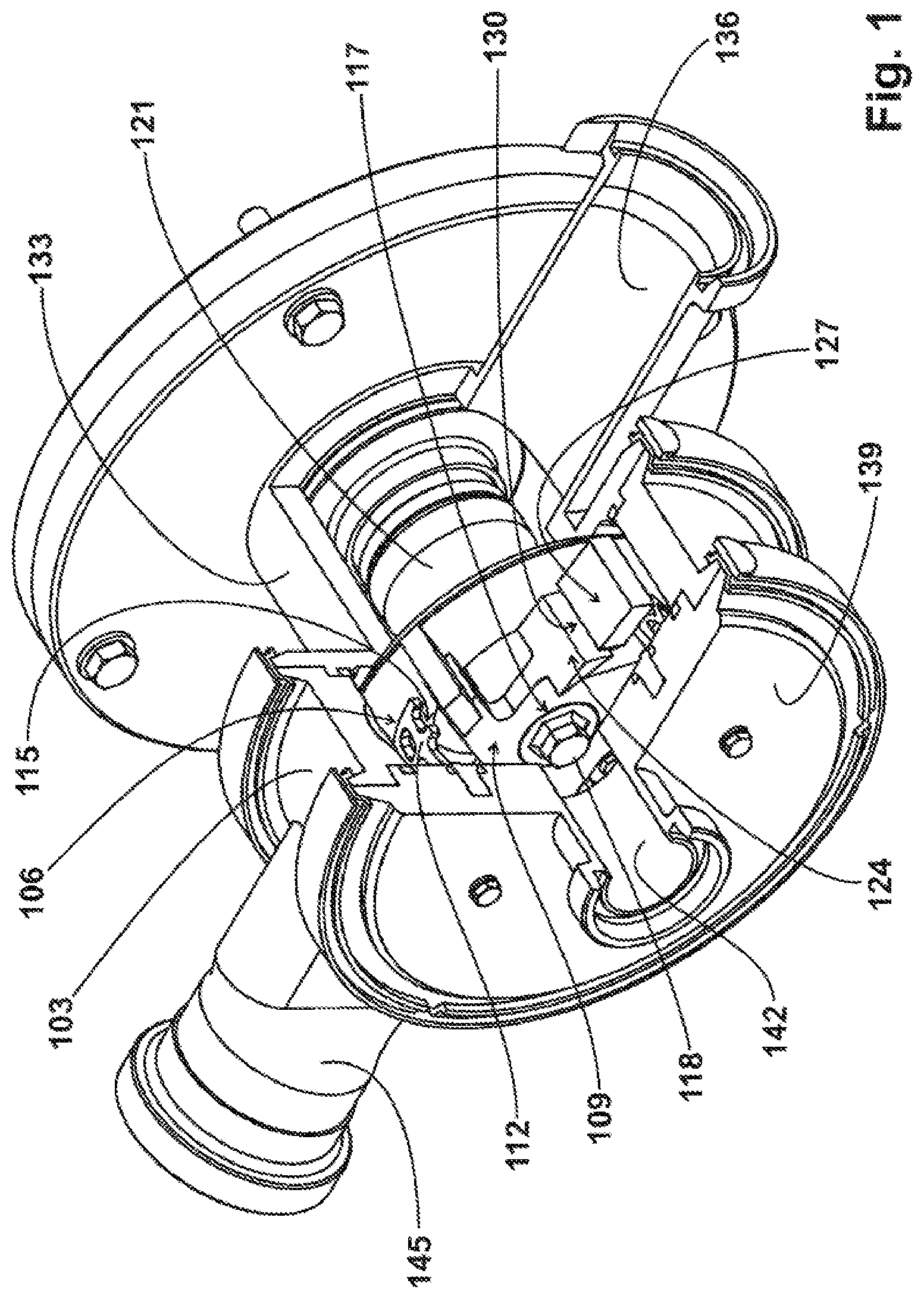 Patent US12090454 Figure 1 – Rotor for a device for mixing powder and liquid and device for mixing powder and liquid
