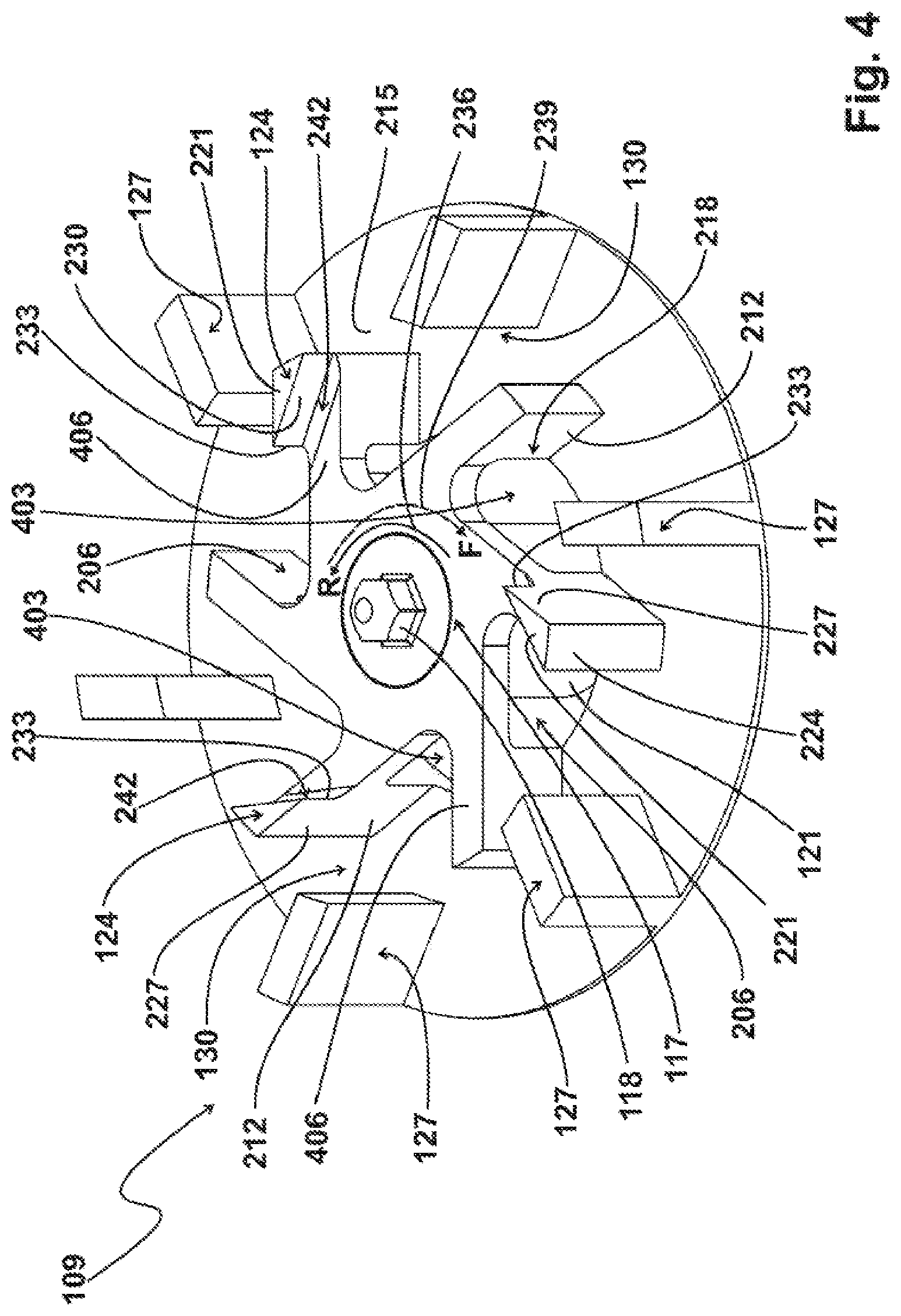 Patent US12090454 Figure 4 – Rotor for a device for mixing powder and liquid and device for mixing powder and liquid