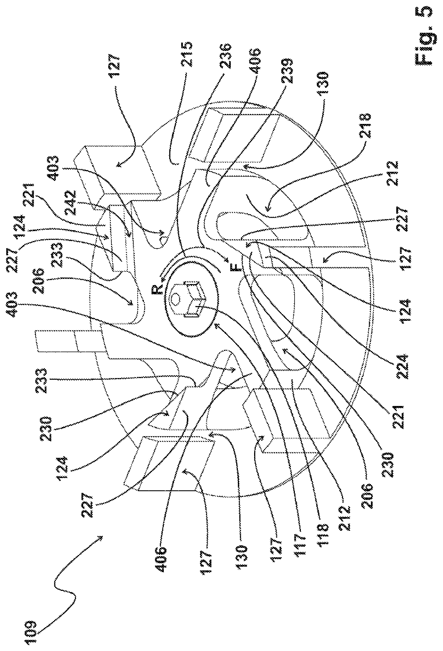 Patent US12090454 Figure 5 – Rotor for a device for mixing powder and liquid and device for mixing powder and liquid
