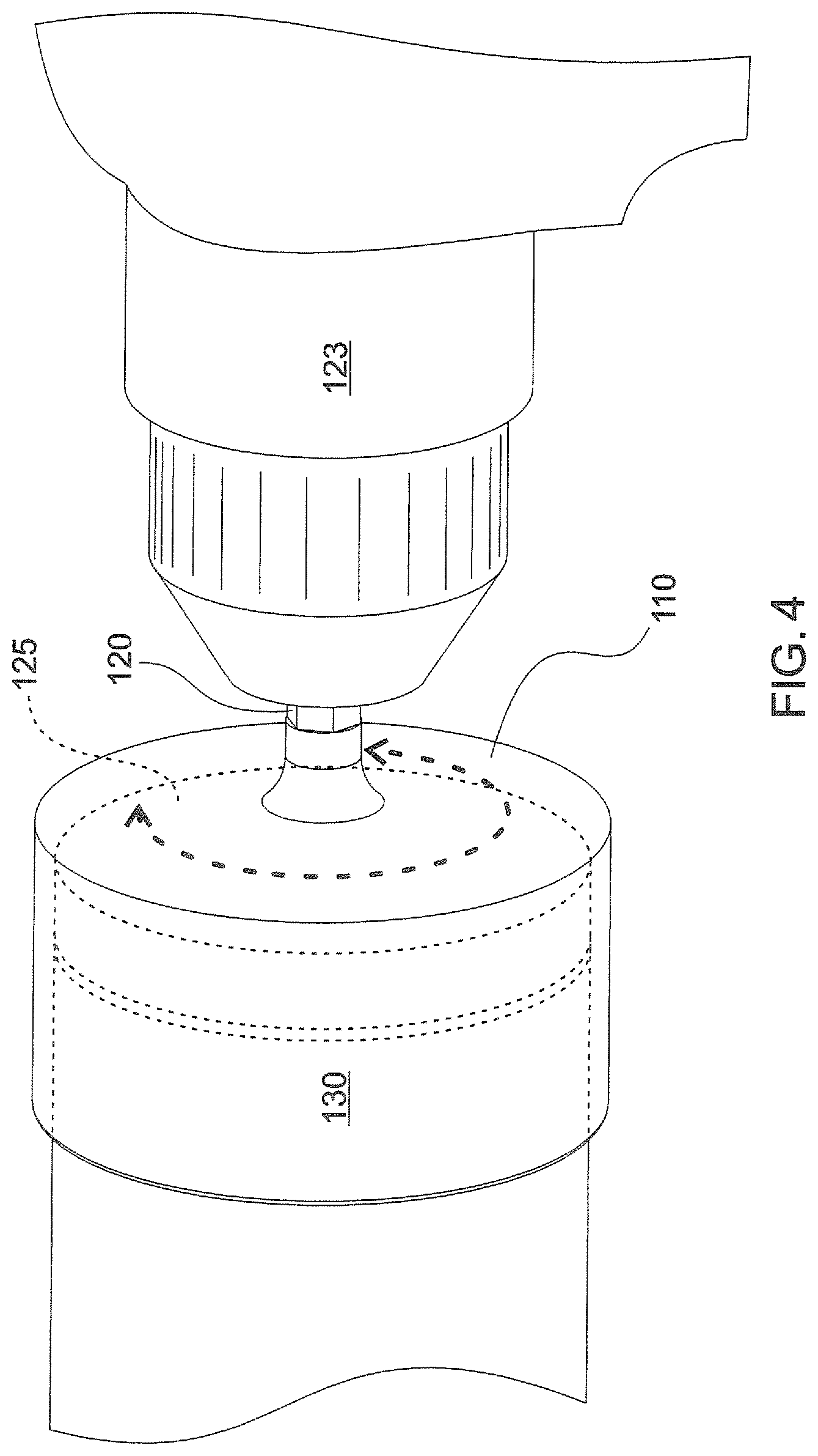 Patent US12090455 Figure 5 – Aerosol can mixing device