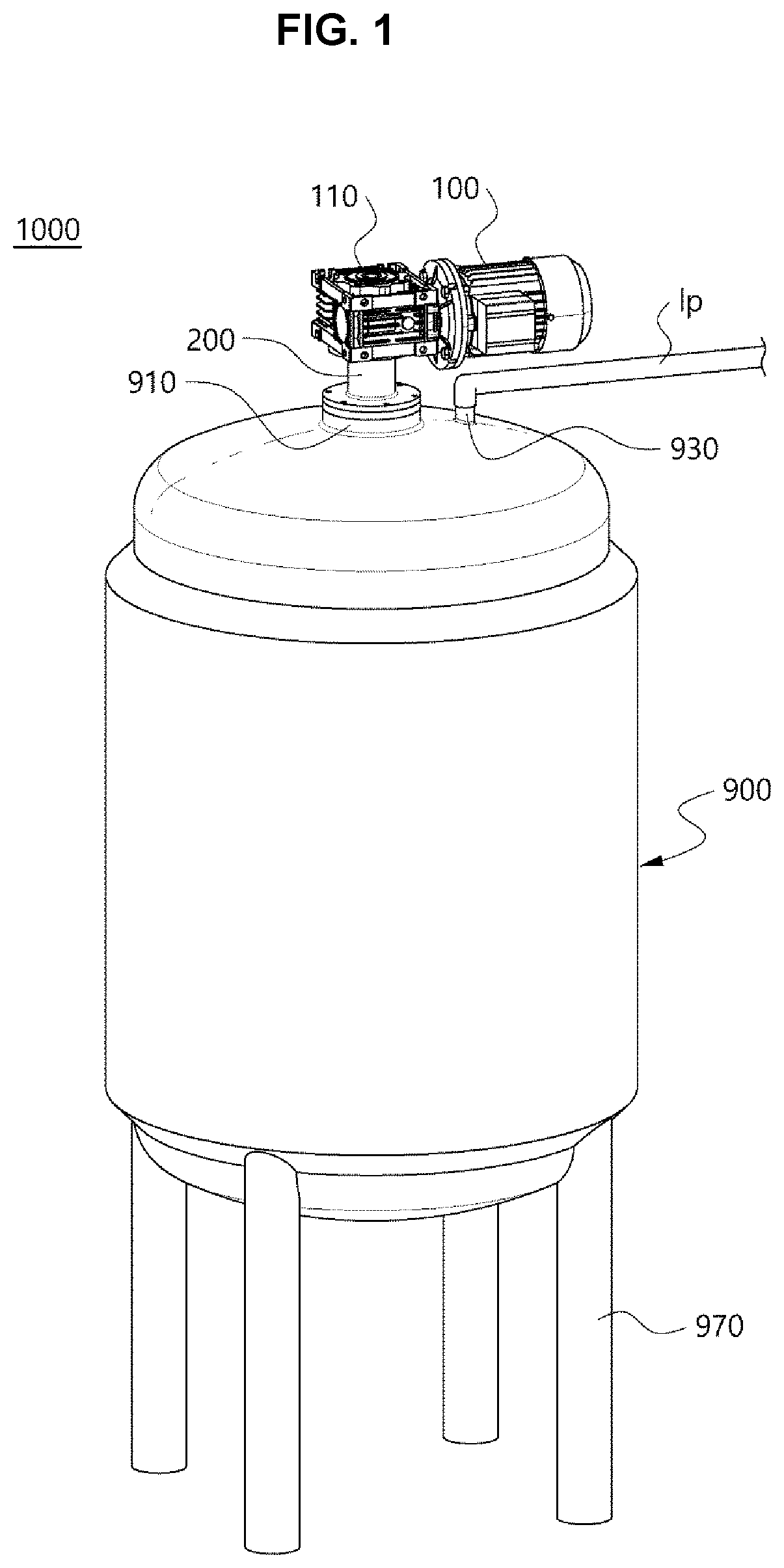 Patent US12090456 Figure 1 – Magnetic mixer and mixing system including the same
