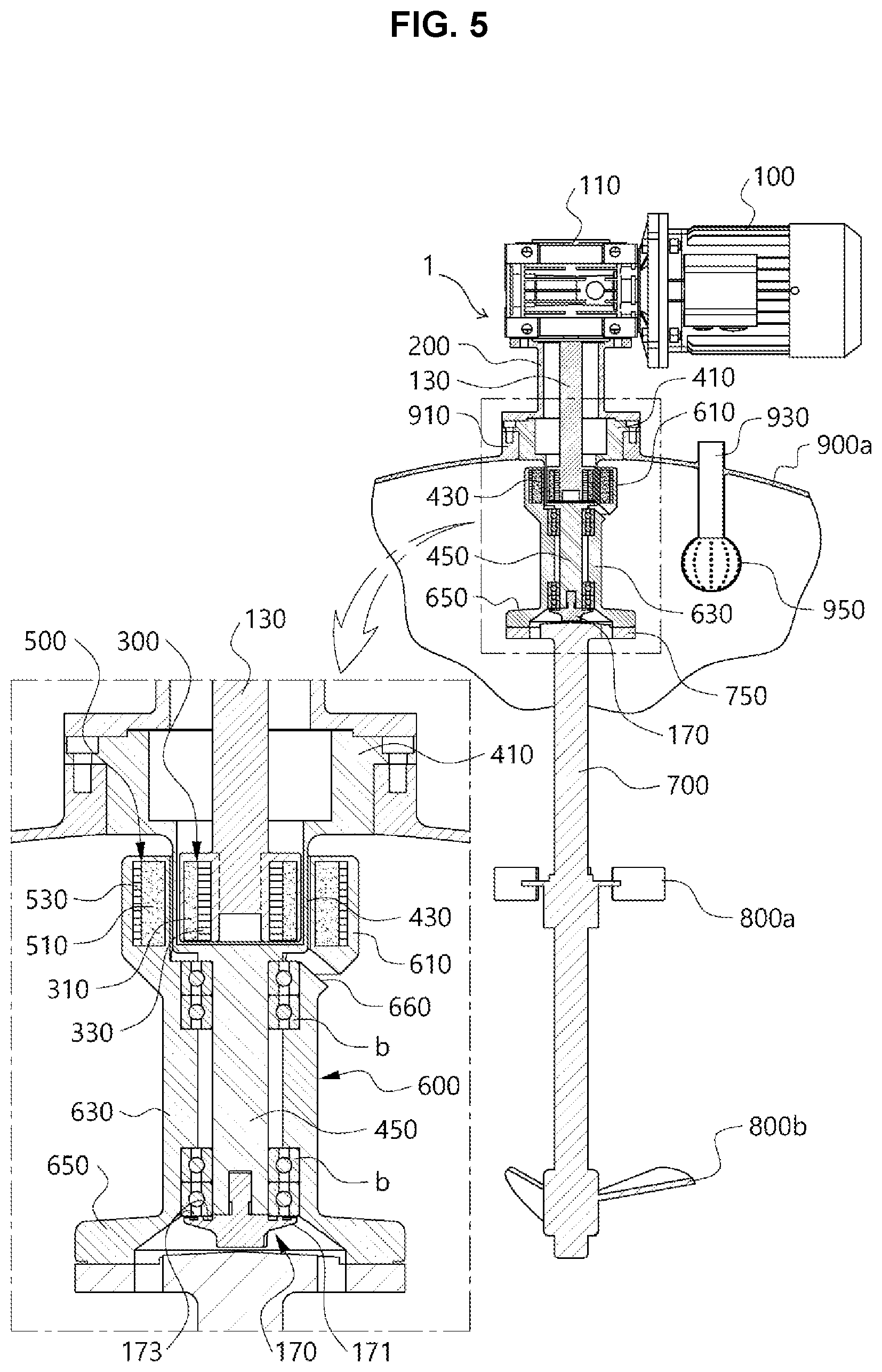 Patent US12090456 Figure 6 – Magnetic mixer and mixing system including the same
