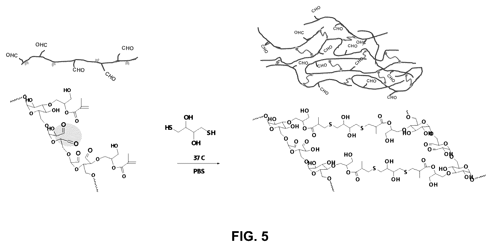 Patent US12090459 Figure 5 – Photodegradable hydrogel