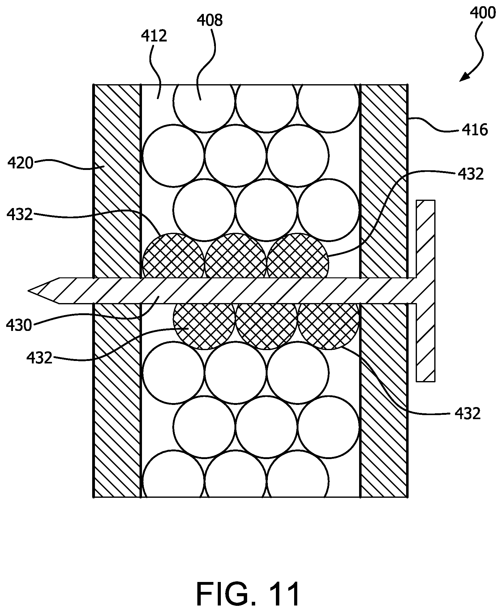 Patent US12090461 Figure 8 – Fluid storage media and method of delivering a fluid