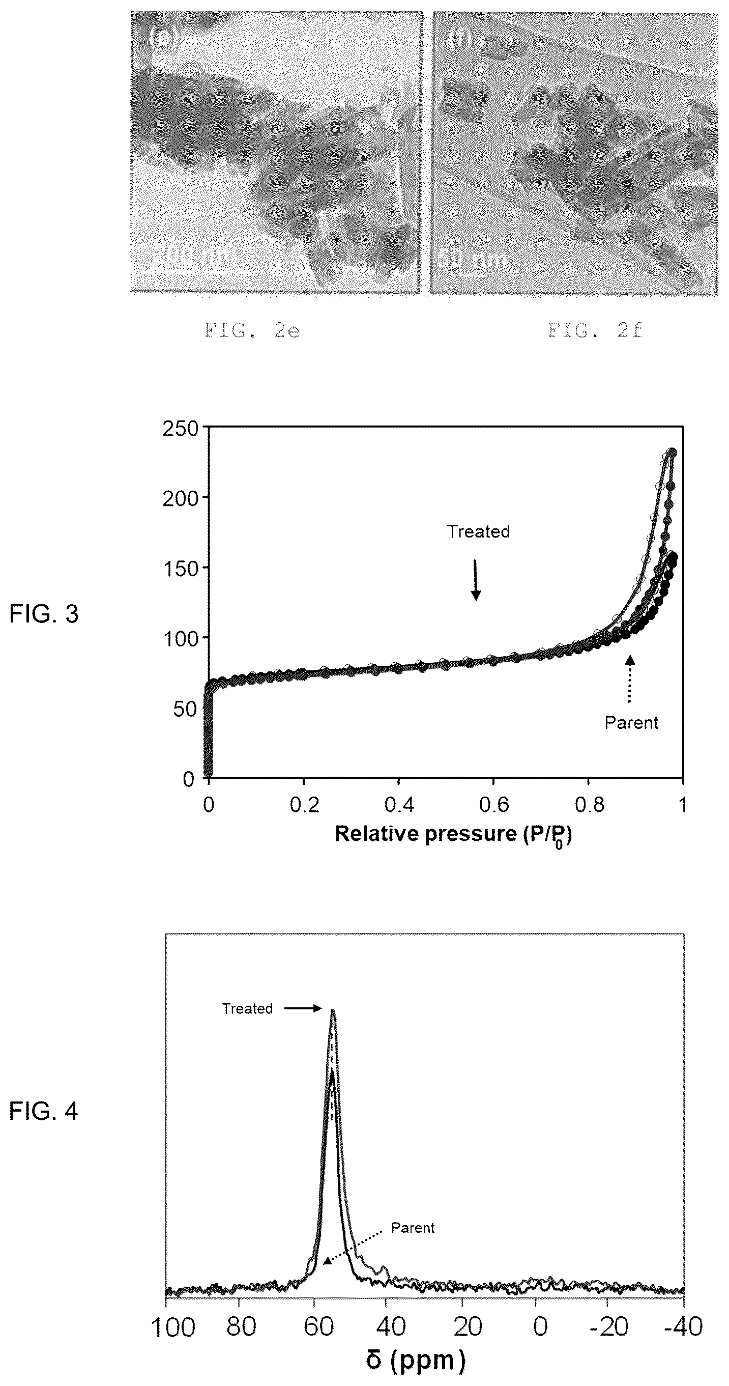 Patent US12090471 Figure 2 – Post-synthetic downsizing zeolite-type crystals and/or agglomerates thereof to nanosized particles