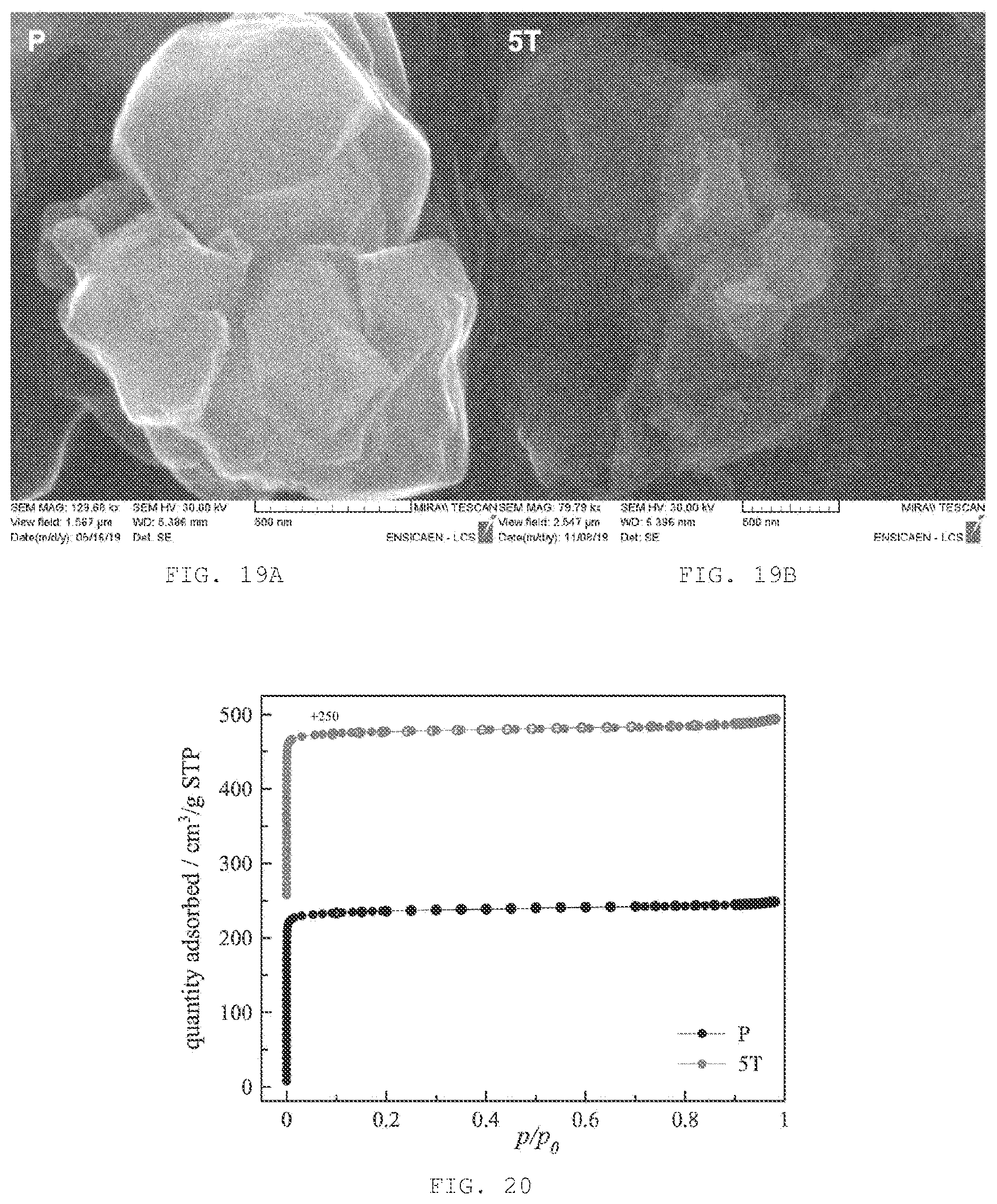 Patent US12090471 Figure 10 – Post-synthetic downsizing zeolite-type crystals and/or agglomerates thereof to nanosized particles