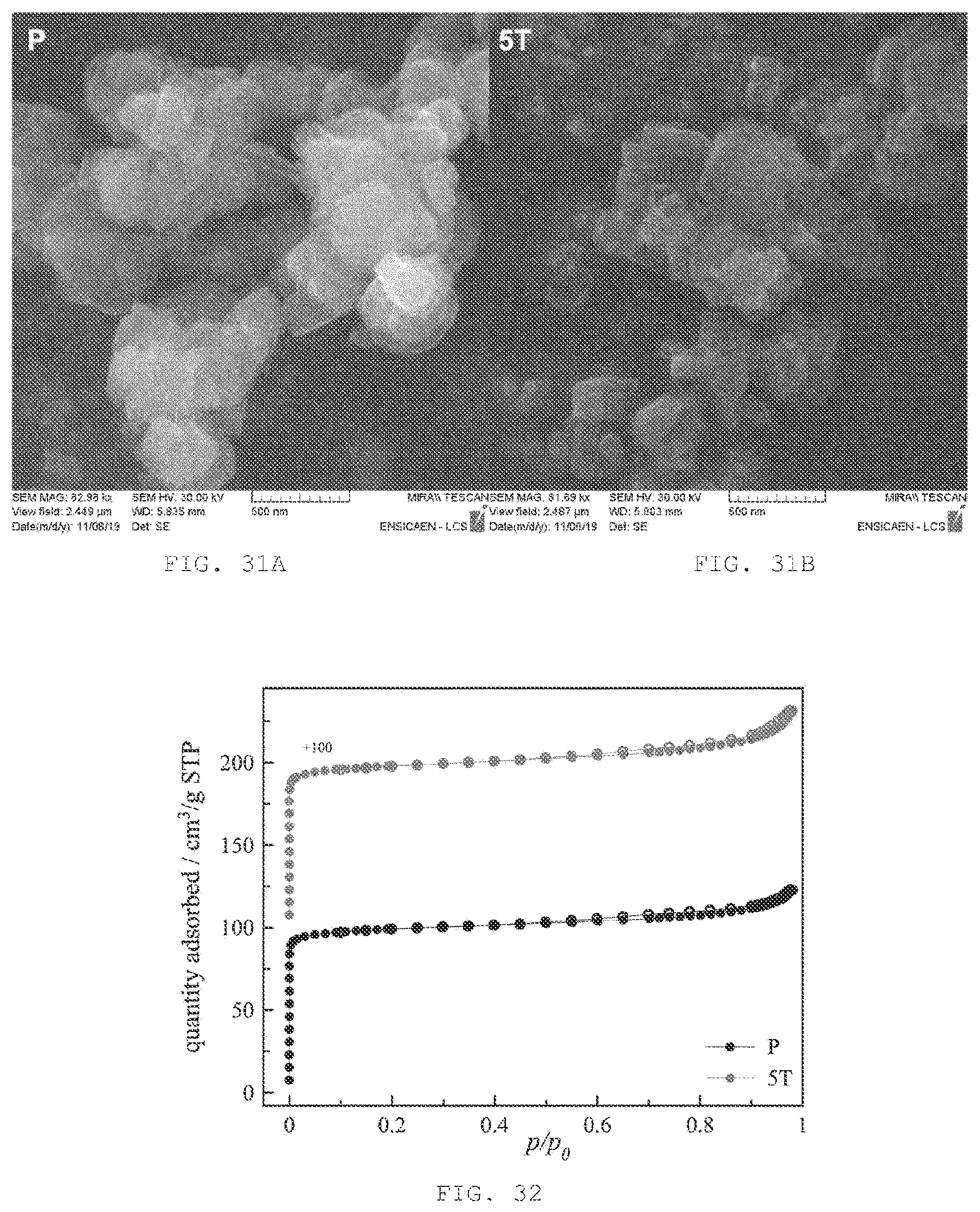 Patent US12090471 Figure 16 – Post-synthetic downsizing zeolite-type crystals and/or agglomerates thereof to nanosized particles