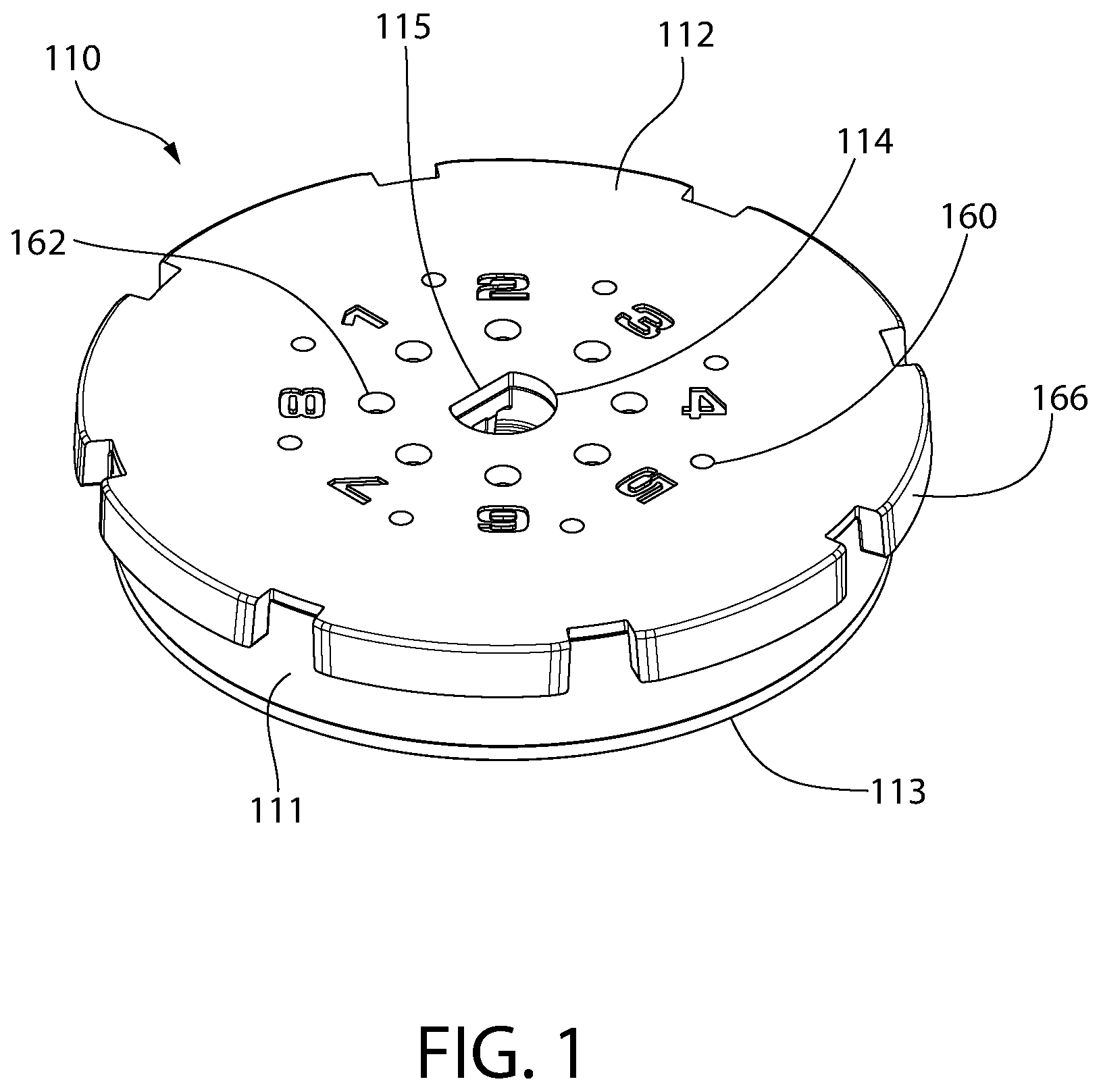 Patent US12090475 Figure 1 – Analytical cartridge for soil testing and related methods