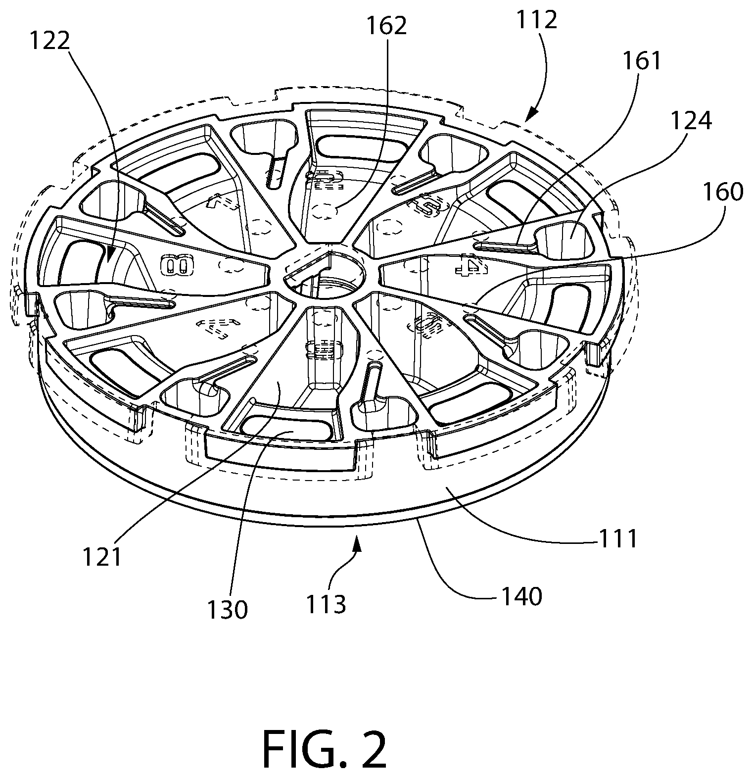 Patent US12090475 Figure 2 – Analytical cartridge for soil testing and related methods