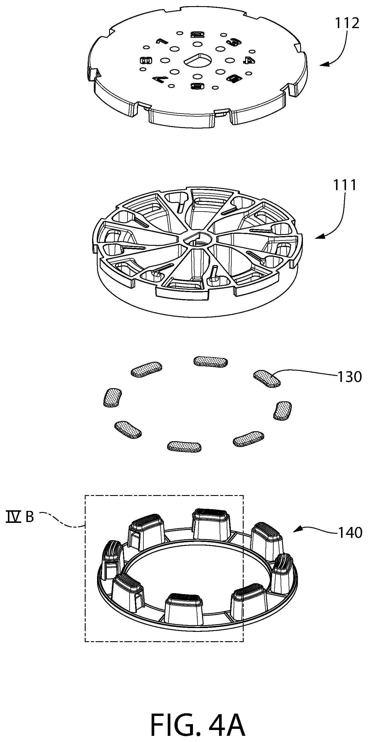 Patent US12090475 Figure 4 – Analytical cartridge for soil testing and related methods