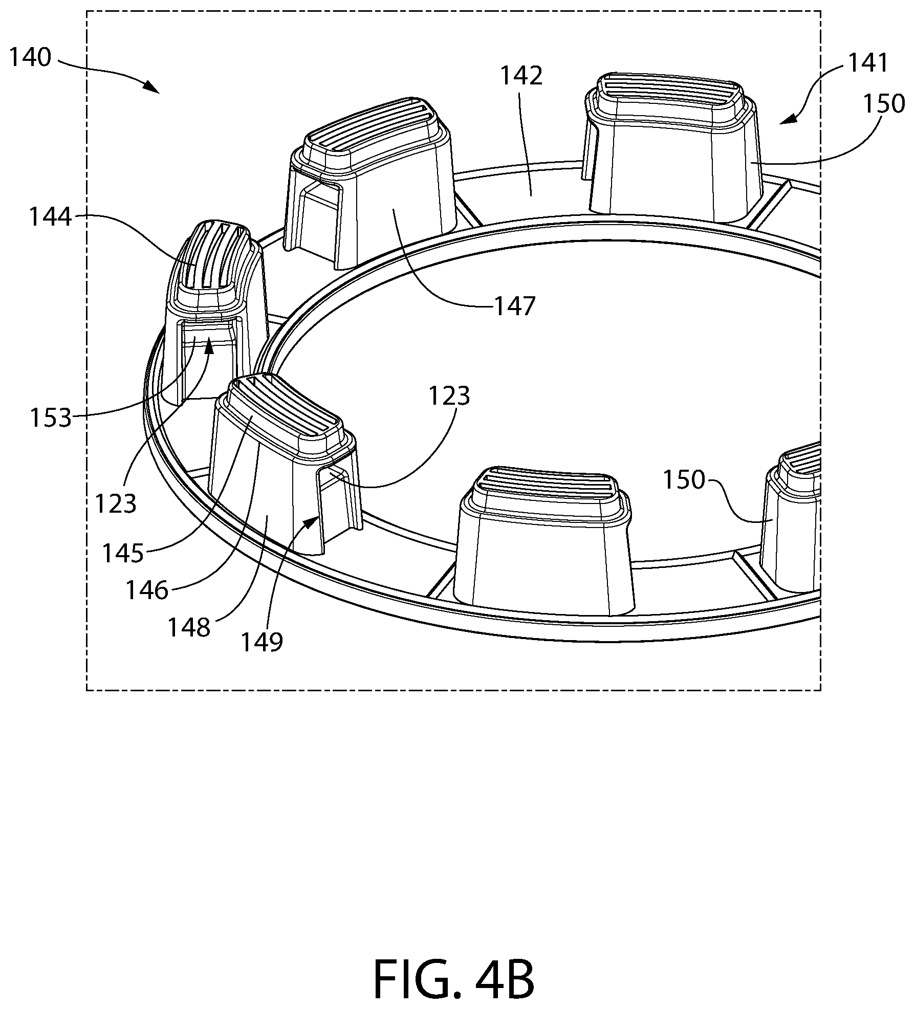 Patent US12090475 Figure 5 – Analytical cartridge for soil testing and related methods