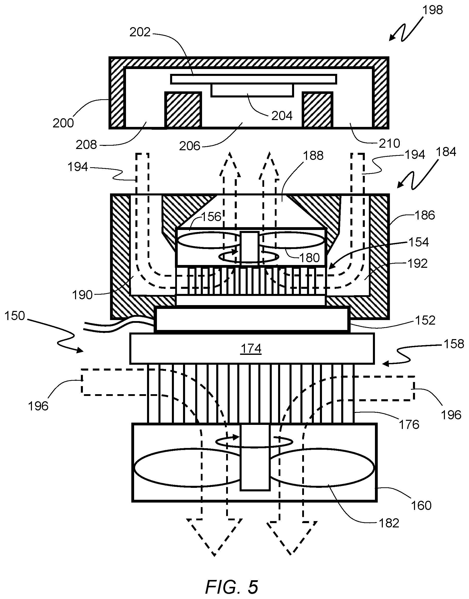 Patent US12090481 Figure 6 – Microfluidic system including cooling device