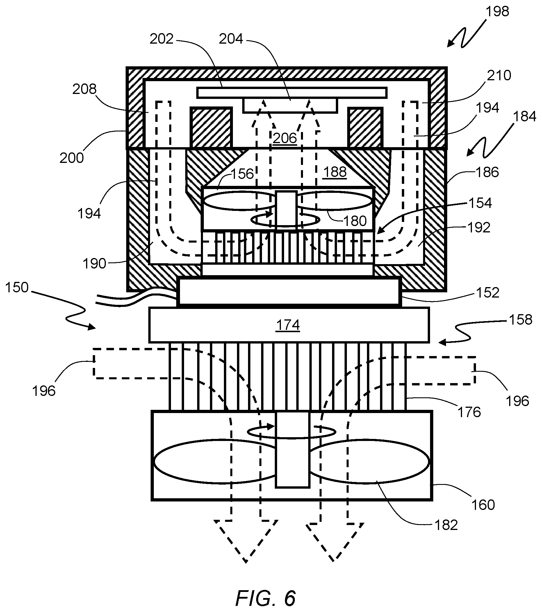 Patent US12090481 Figure 7 – Microfluidic system including cooling device