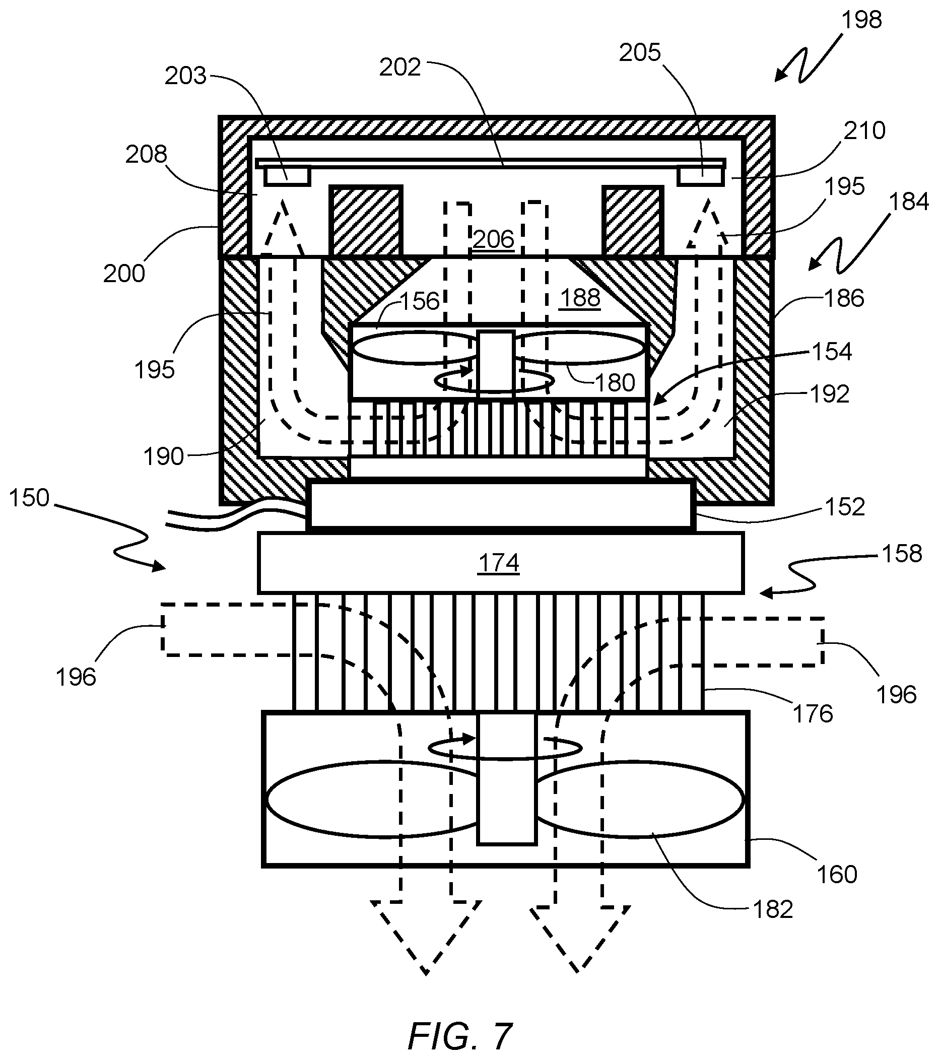 Patent US12090481 Figure 8 – Microfluidic system including cooling device