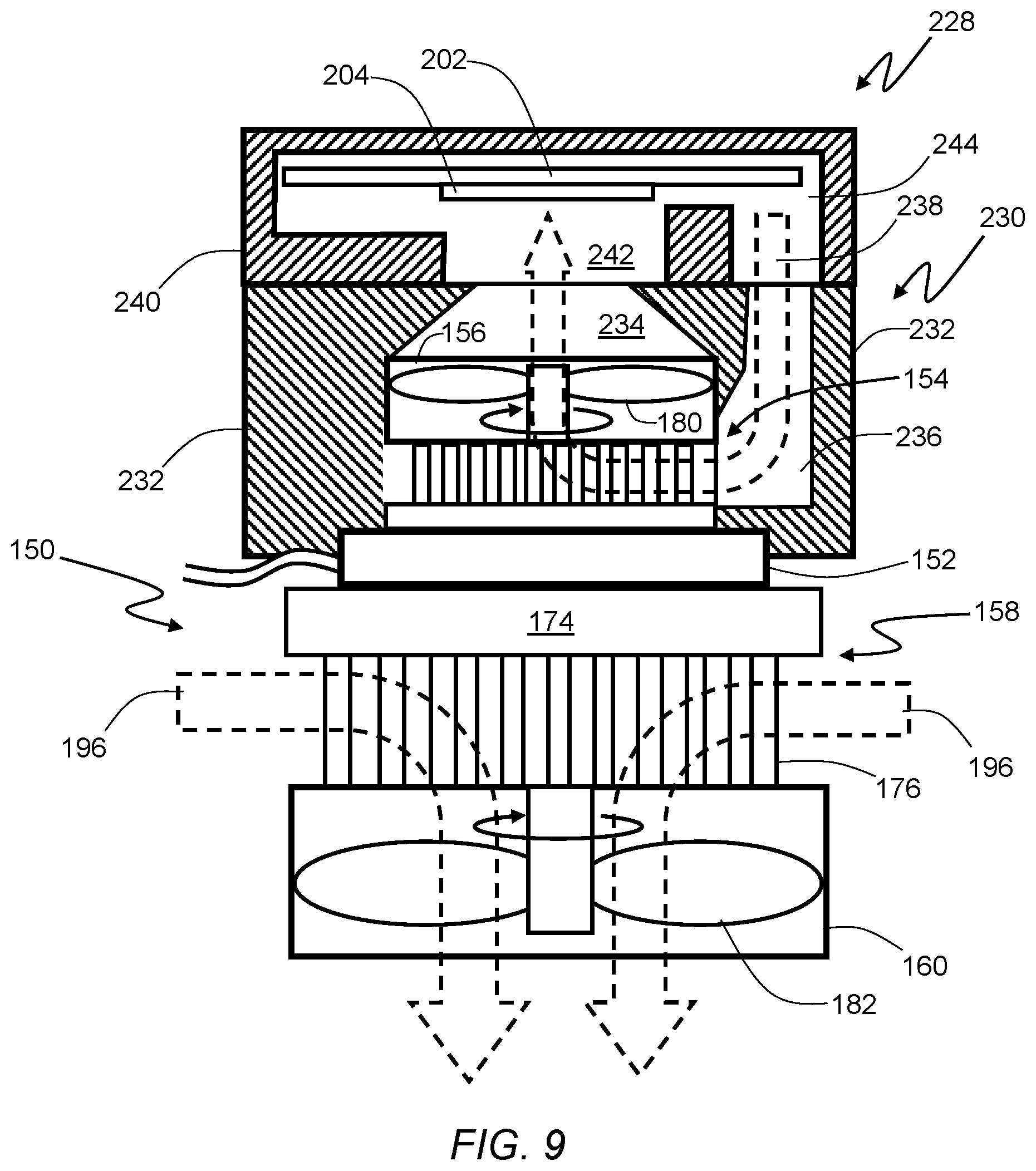 Patent US12090481 Figure 10 – Microfluidic system including cooling device