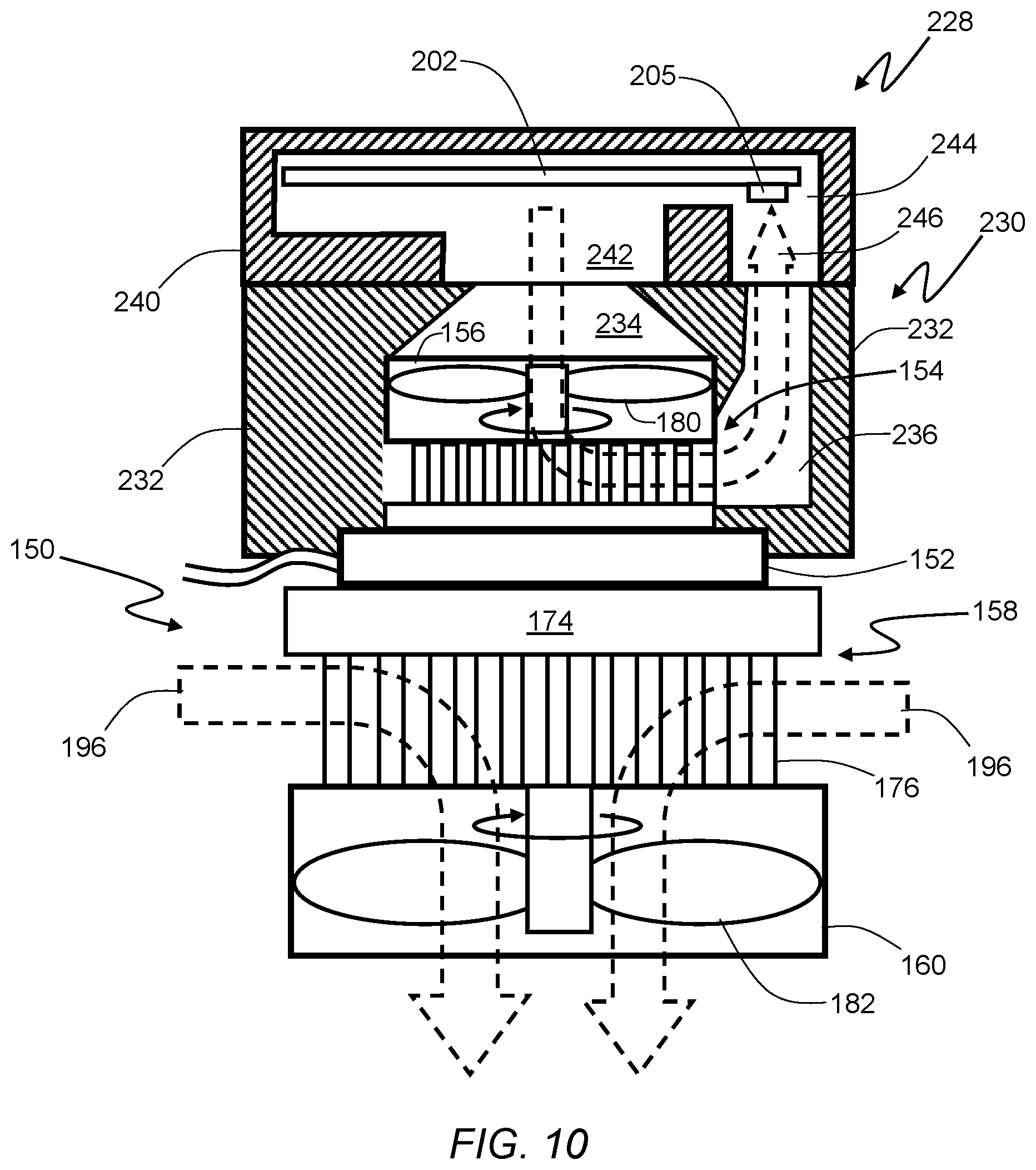 Patent US12090481 Figure 11 – Microfluidic system including cooling device