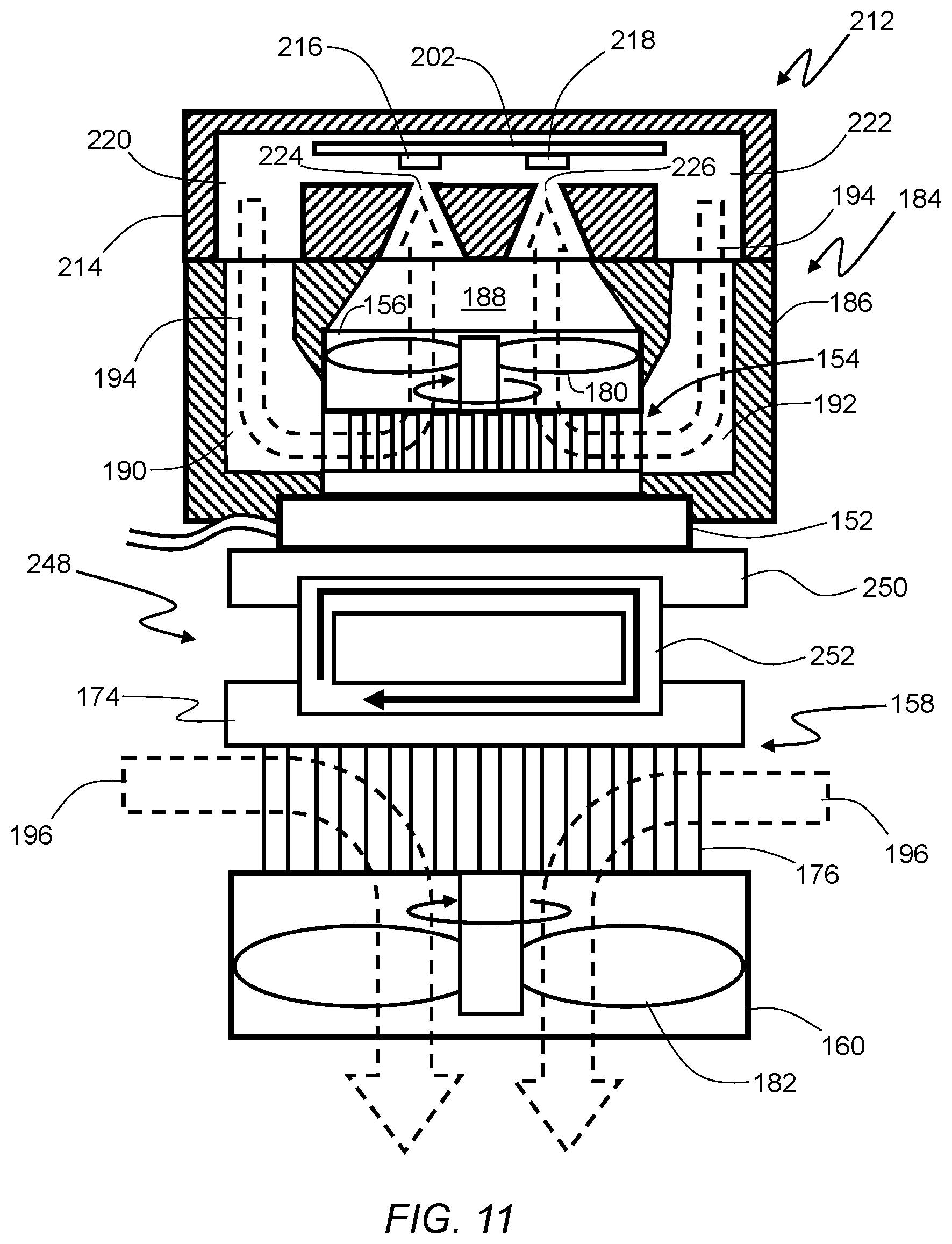 Patent US12090481 Figure 12 – Microfluidic system including cooling device