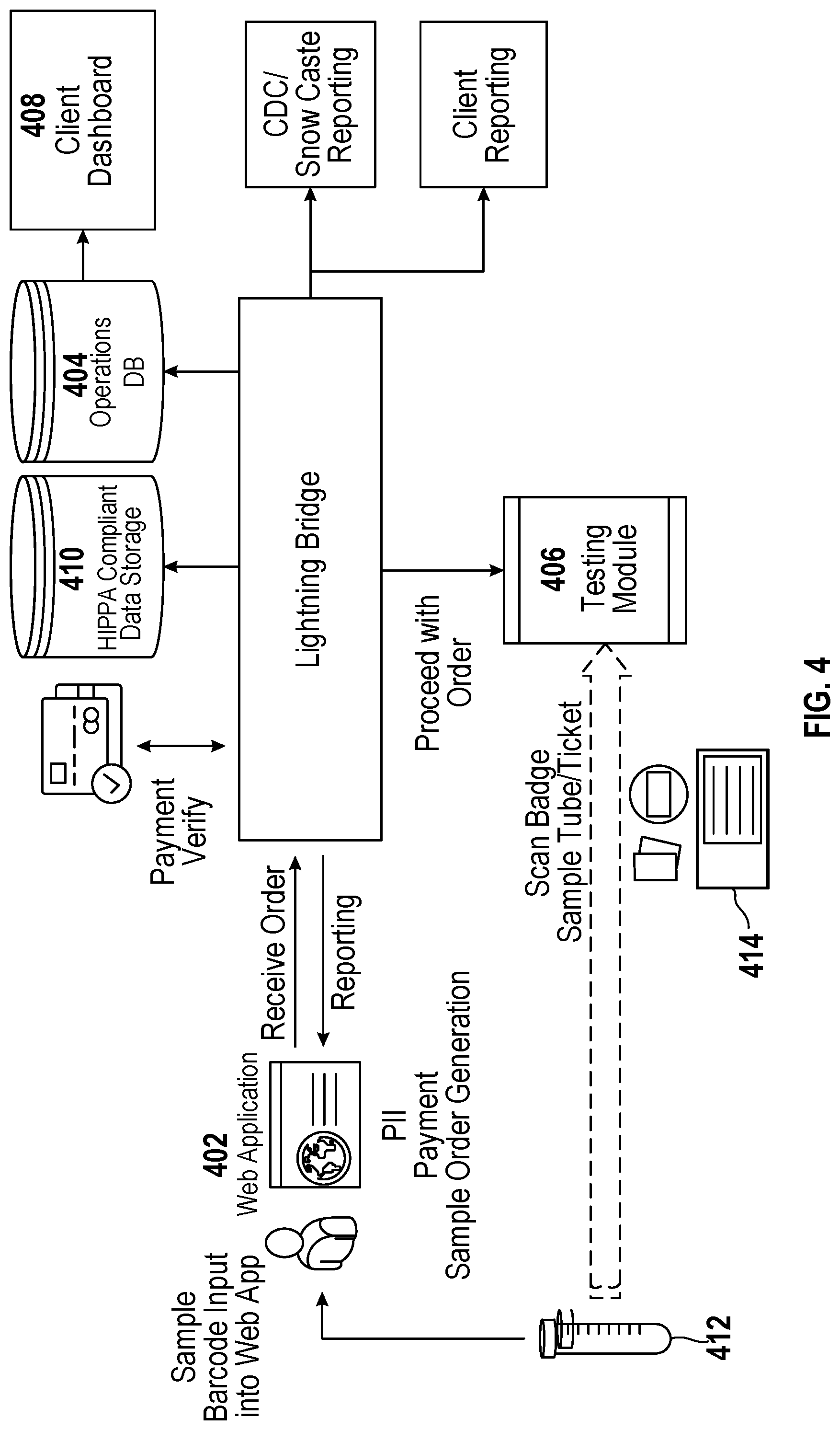 Patent US12090483 Figure 7 – Diagnostic sample collection system