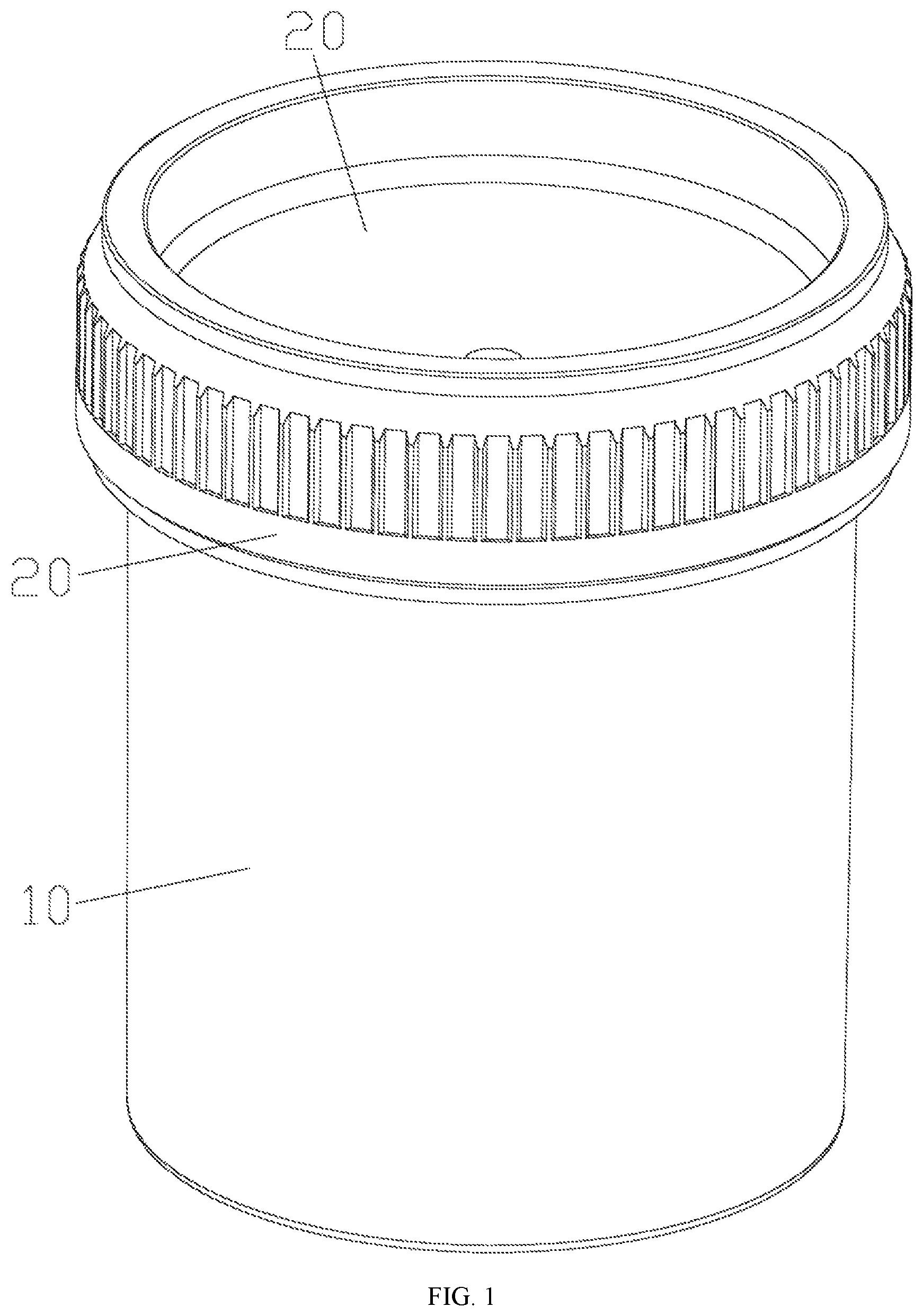 Patent US12090484 Figure 1 – Detection device for a sample detection