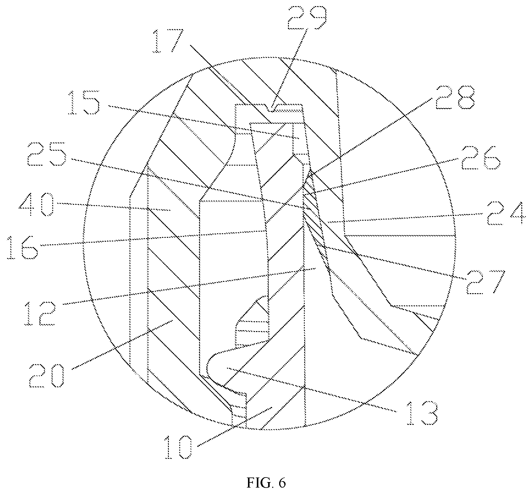 Patent US12090484 Figure 6 – Detection device for a sample detection