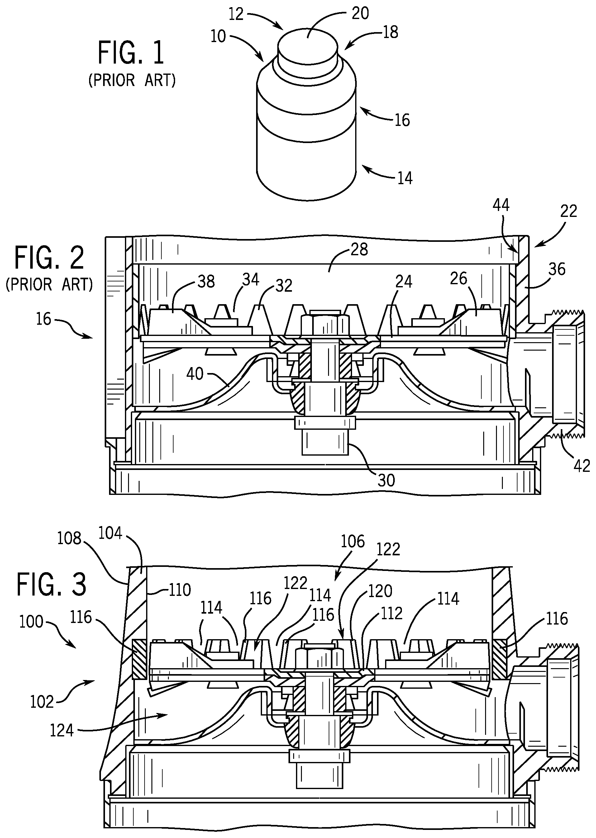 Patent US12090487 Figure 1 – Grinding mechanism for food waste disposer