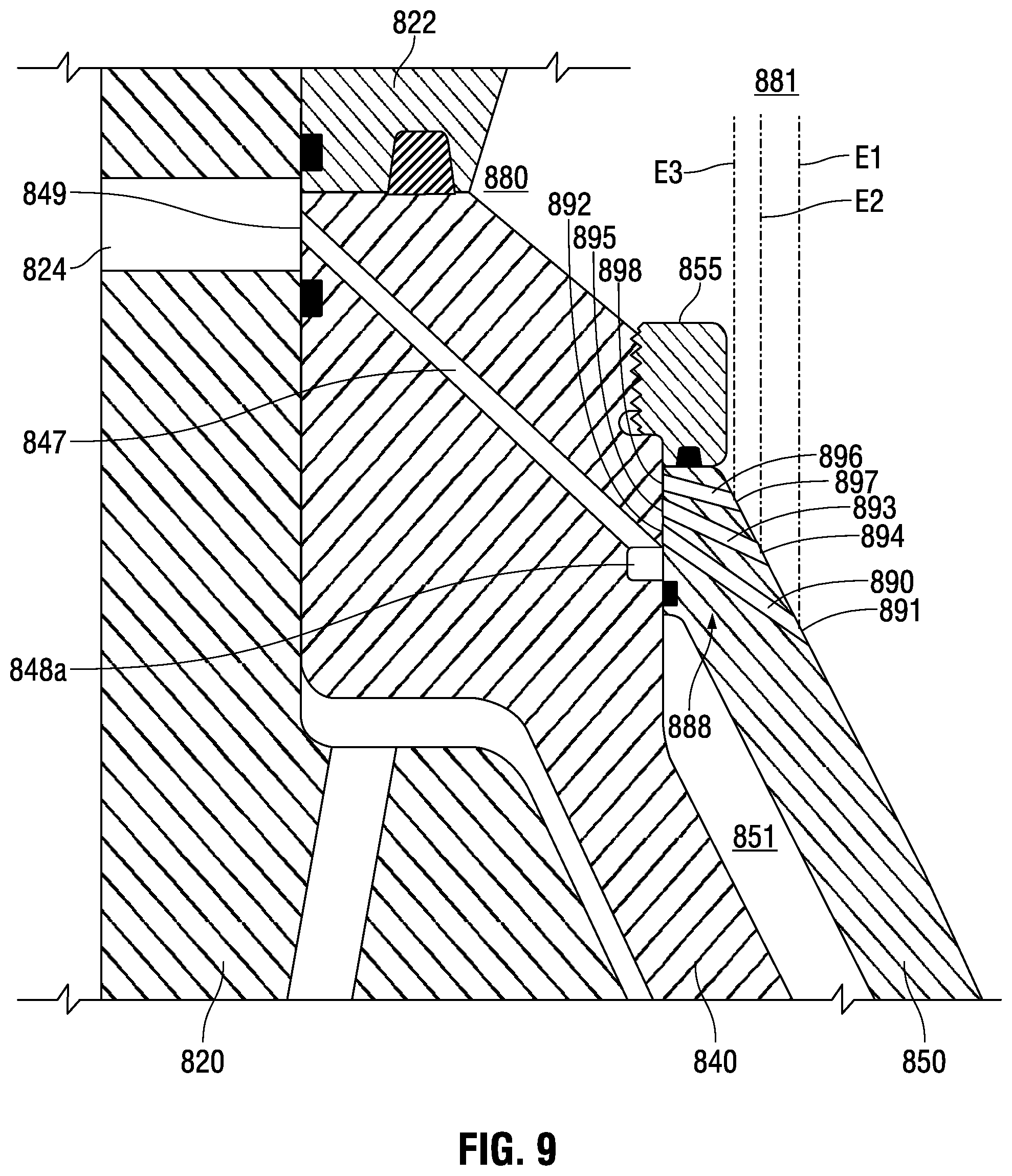 Patent US12090491 Figure 9 – Centrifugal separators and separation methods providing intermediate material ejection control