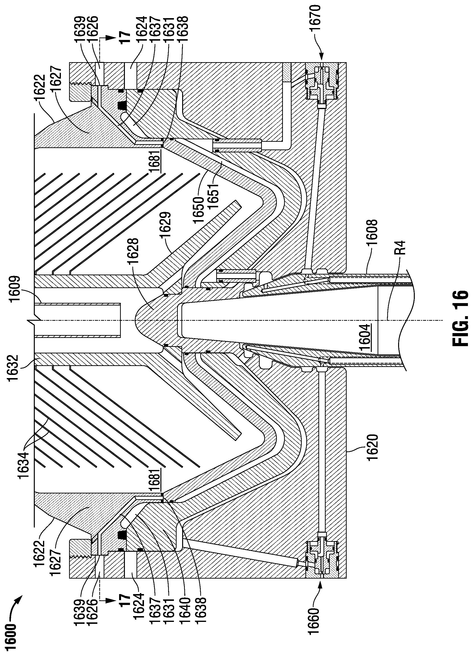 Patent US12090491 Figure 16 – Centrifugal separators and separation methods providing intermediate material ejection control