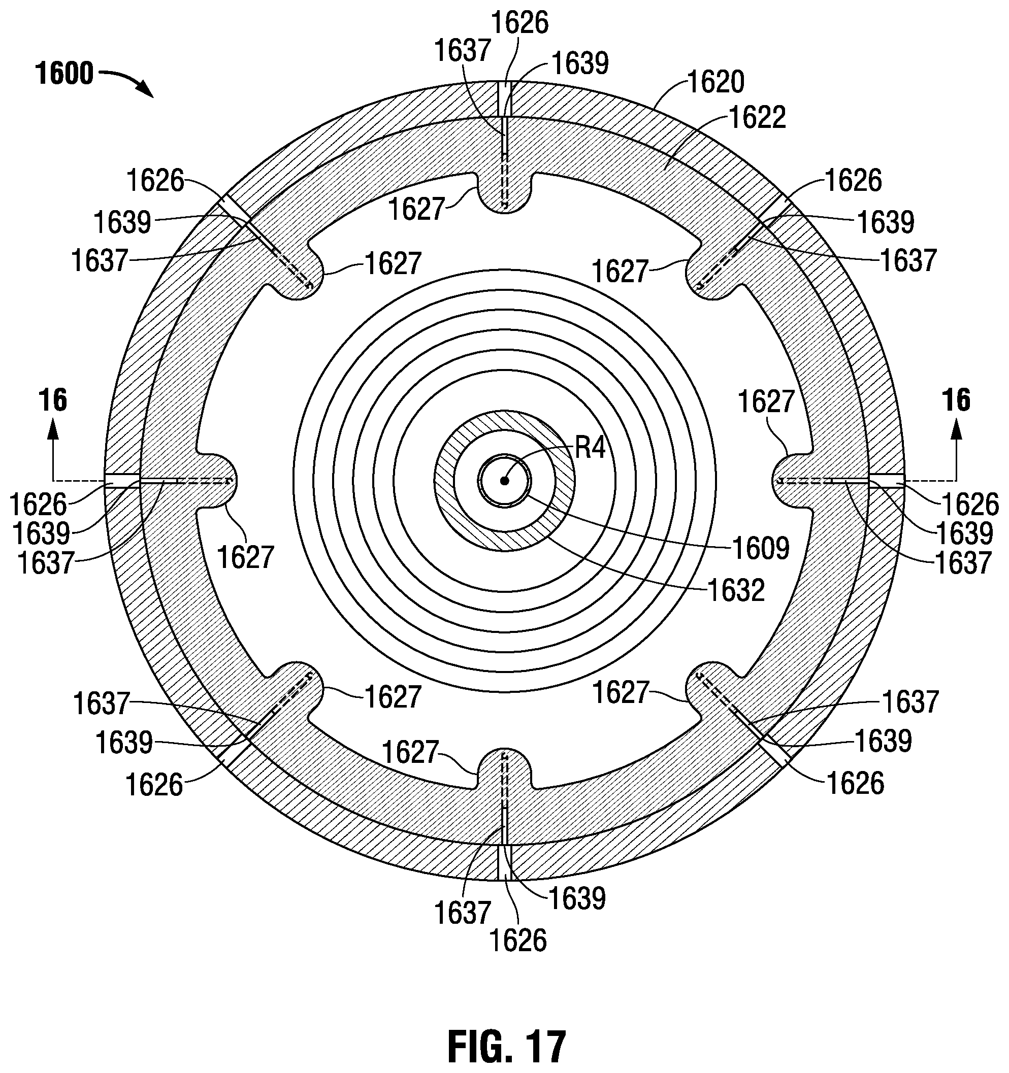 Patent US12090491 Figure 17 – Centrifugal separators and separation methods providing intermediate material ejection control